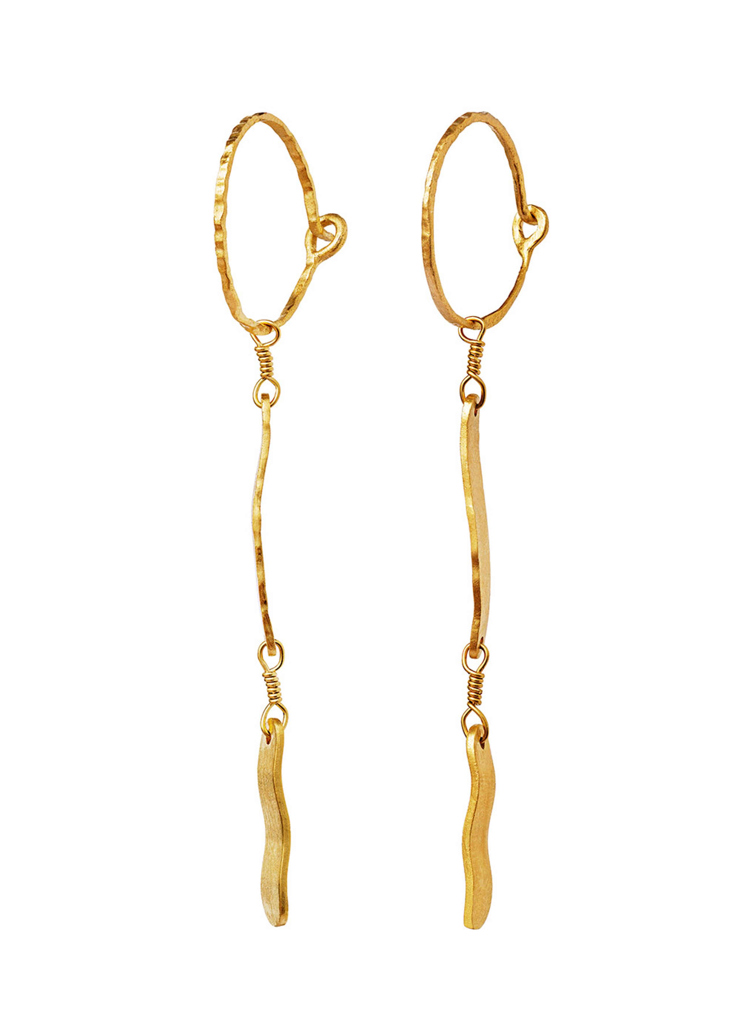 Maanesten - Øreringe - Lila Earrings - Guld
