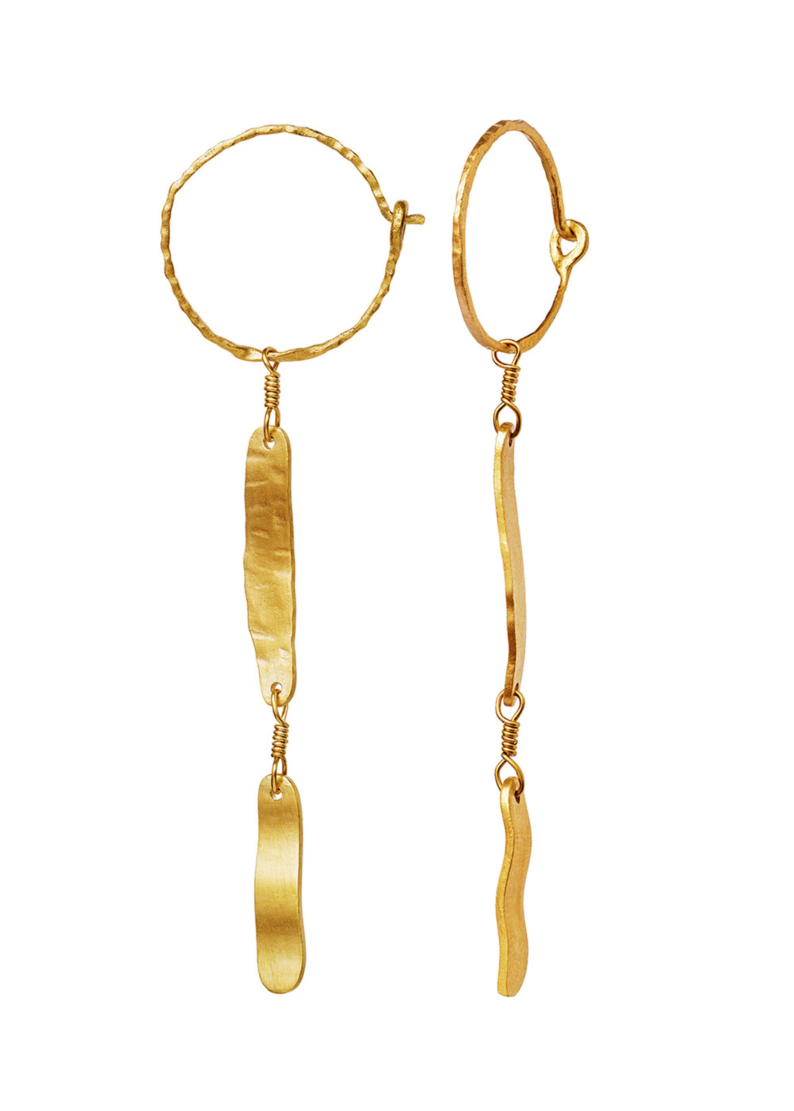 Maanesten - Øreringe - Lila Earrings - Guld