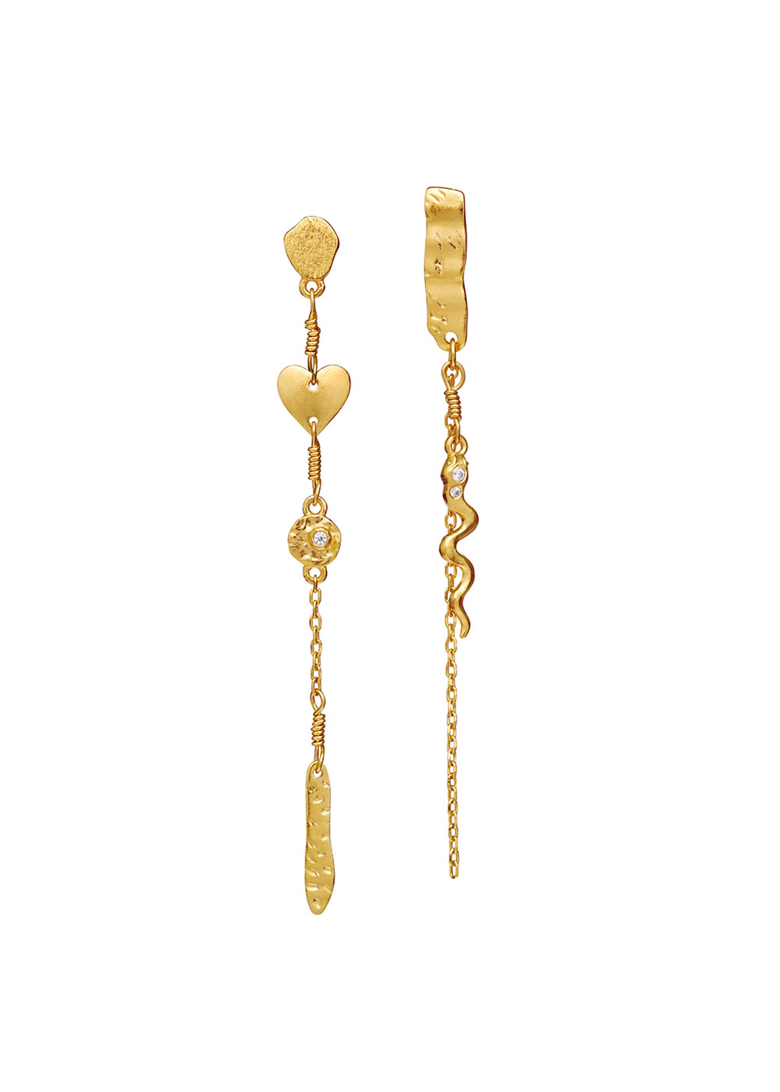 Maanesten - Earrings - Delfine Earrings - Gold