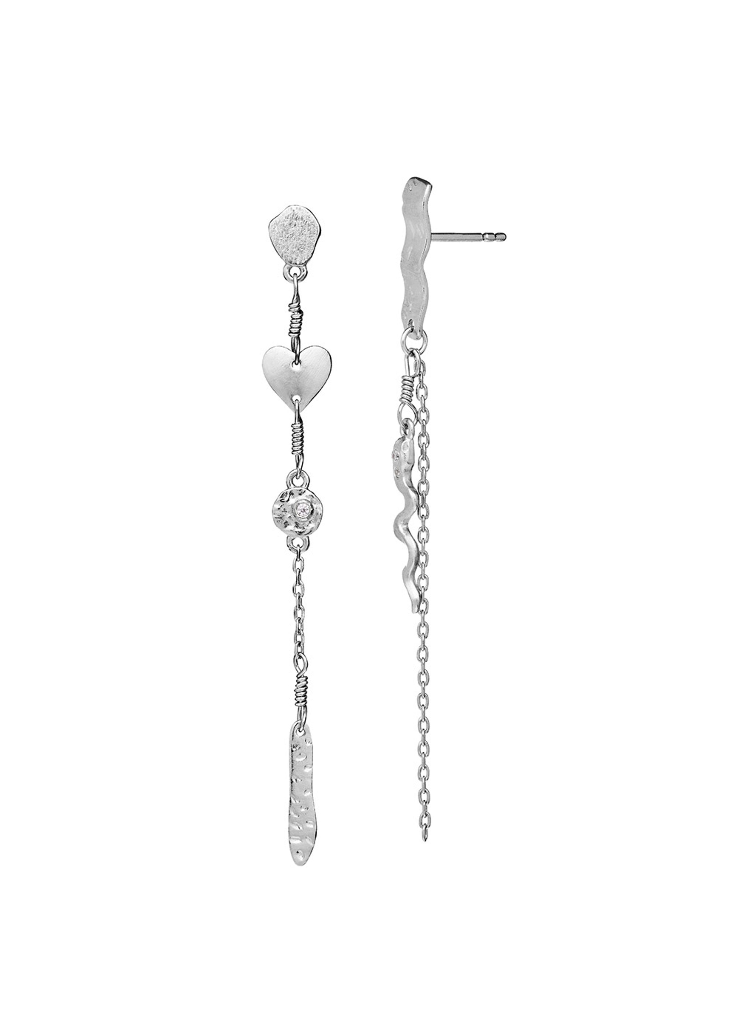 Maanesten - Earrings - Delfine Earrings - Silver