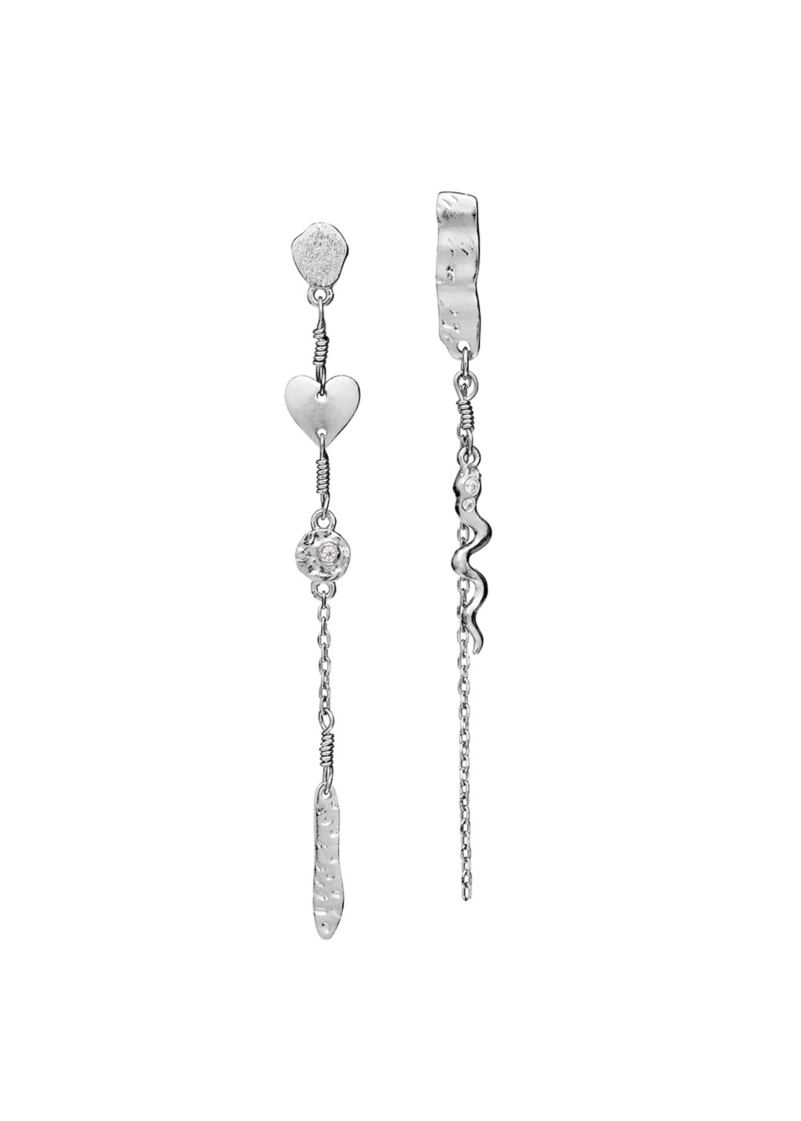 Maanesten - Earrings - Delfine Earrings - Silver