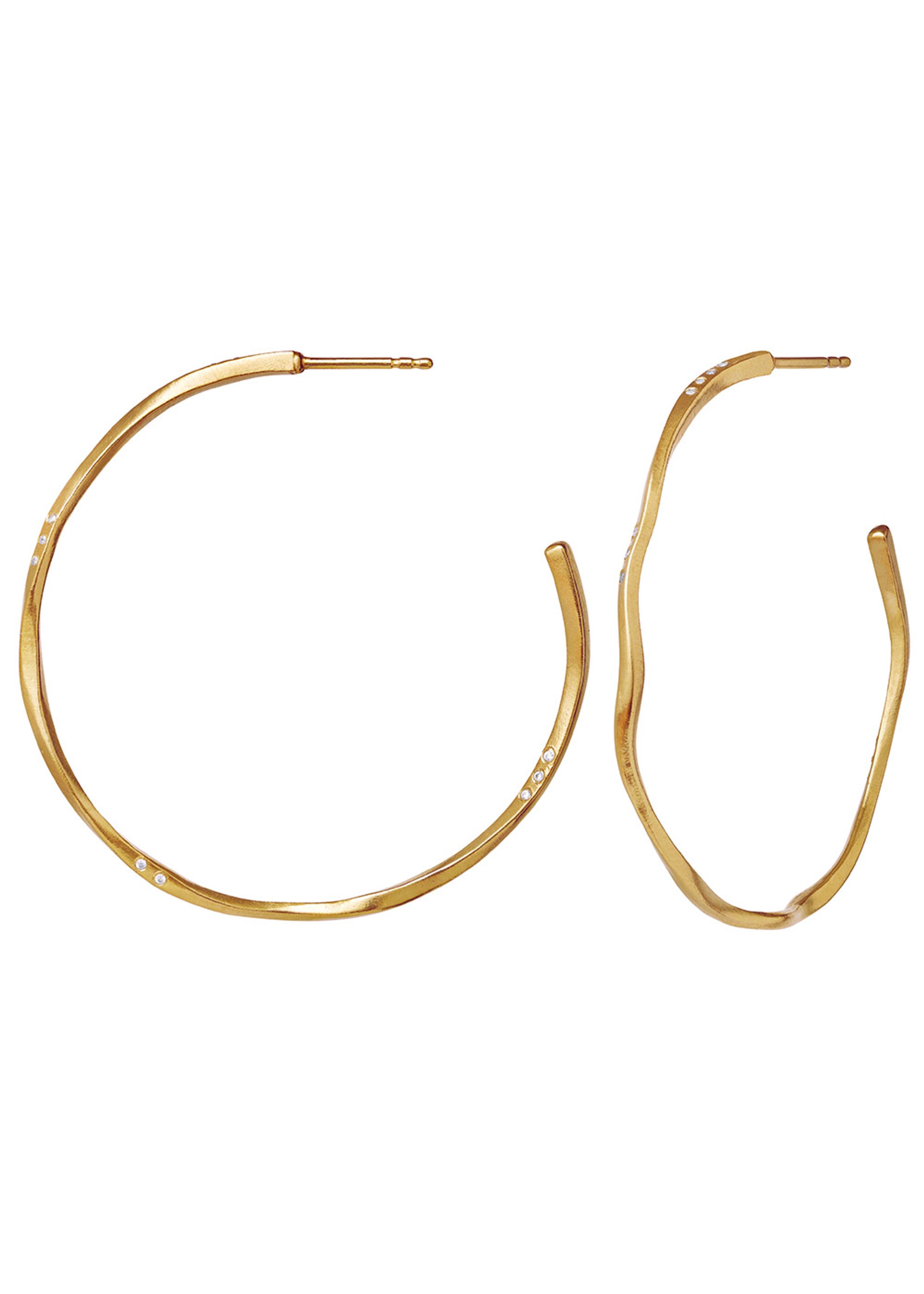 Maanesten - Earrings - Echo Grande Earrings - Gold