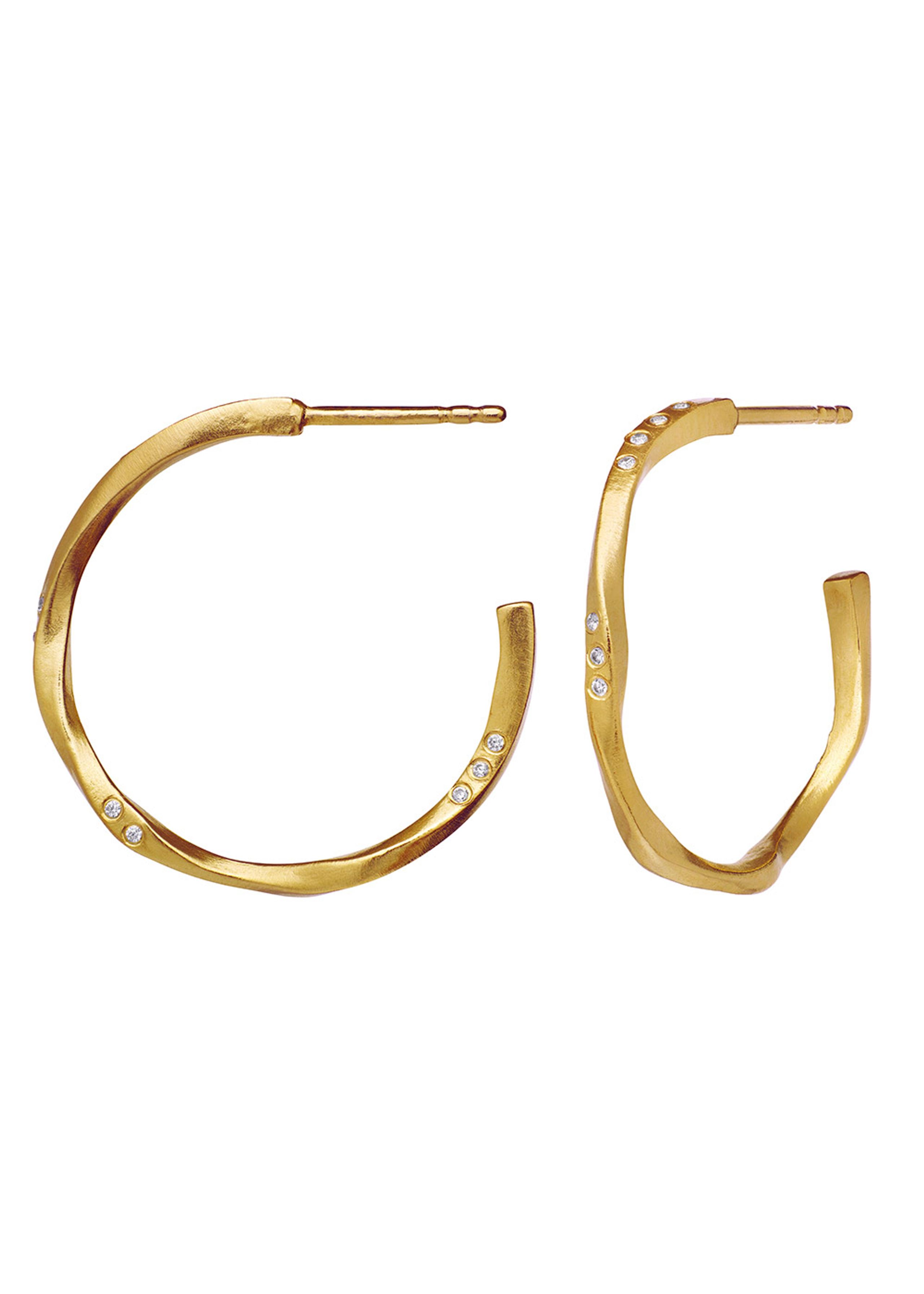 Maanesten - Earrings - Echo Medium Earrings - Gold