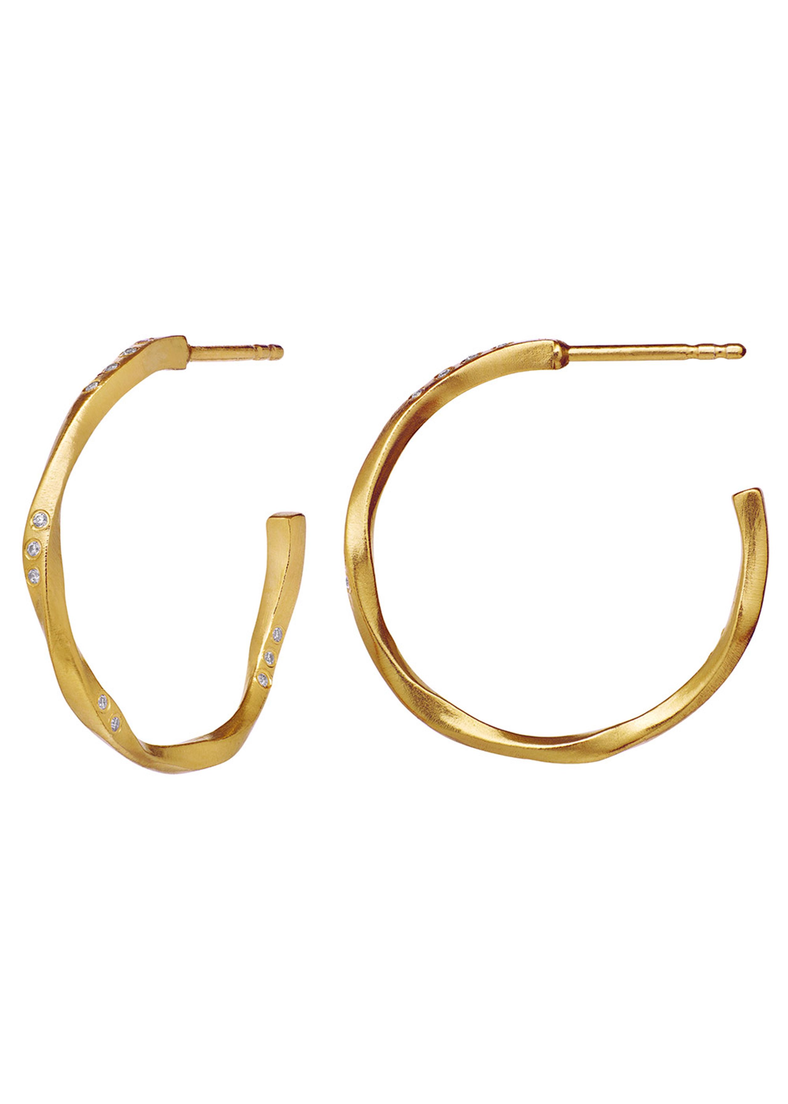 Maanesten - Earrings - Echo Medium Earrings - Gold