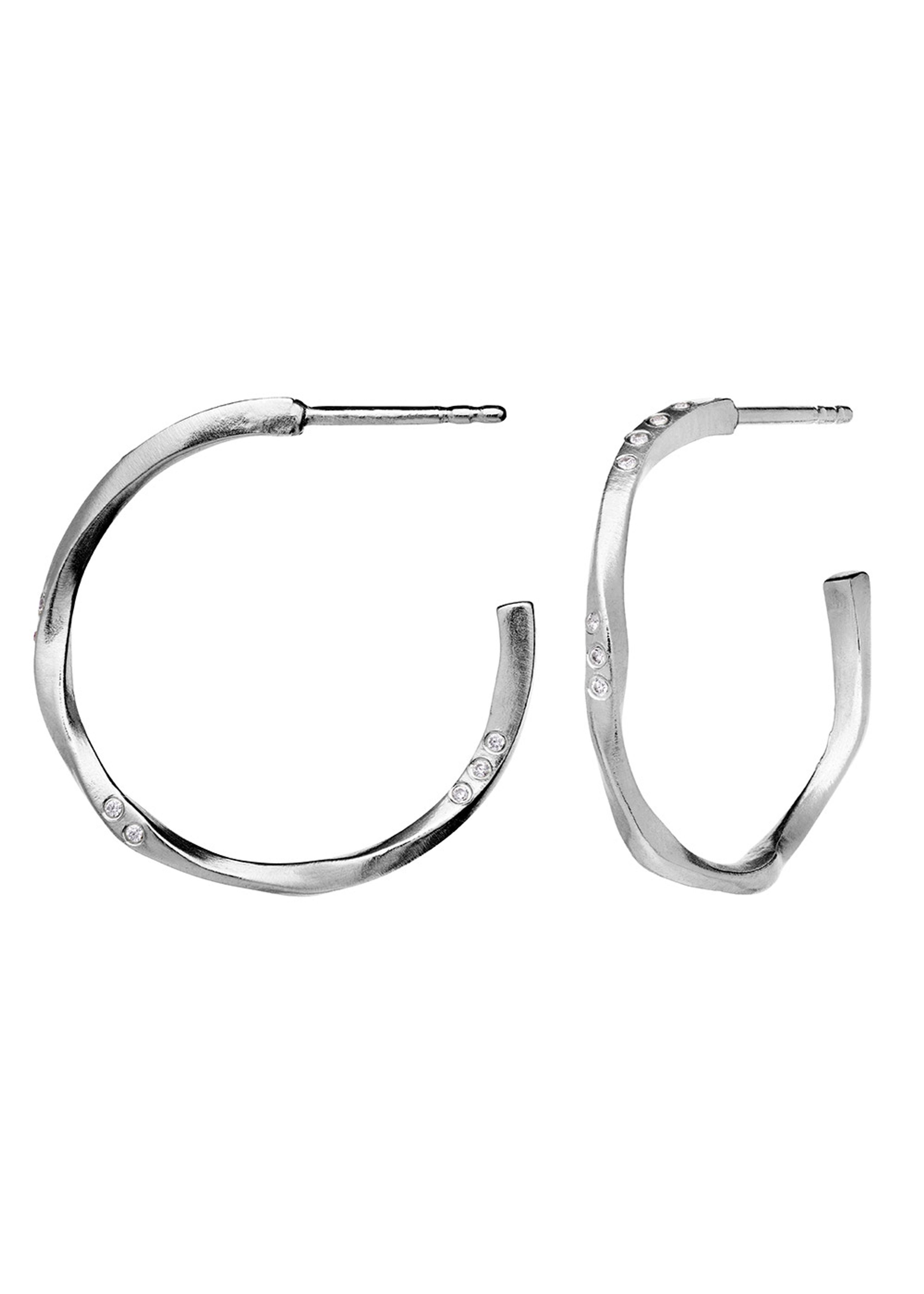 Maanesten - Ohrringe - Echo Medium Earrings - Silver