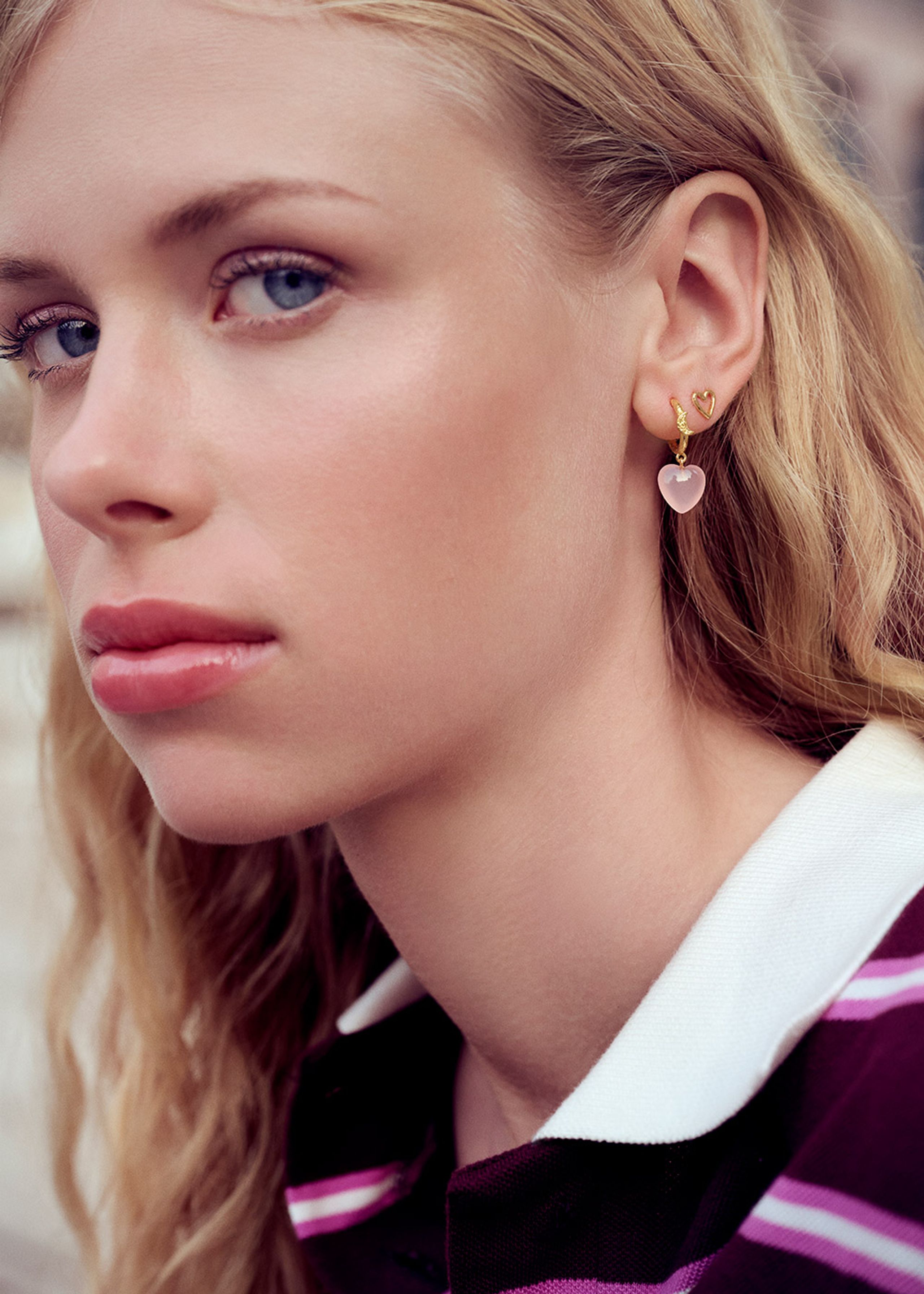 Maanesten - Ohrringe - Embrace Earrings - 18 ct gold plated 925 Sterling silver