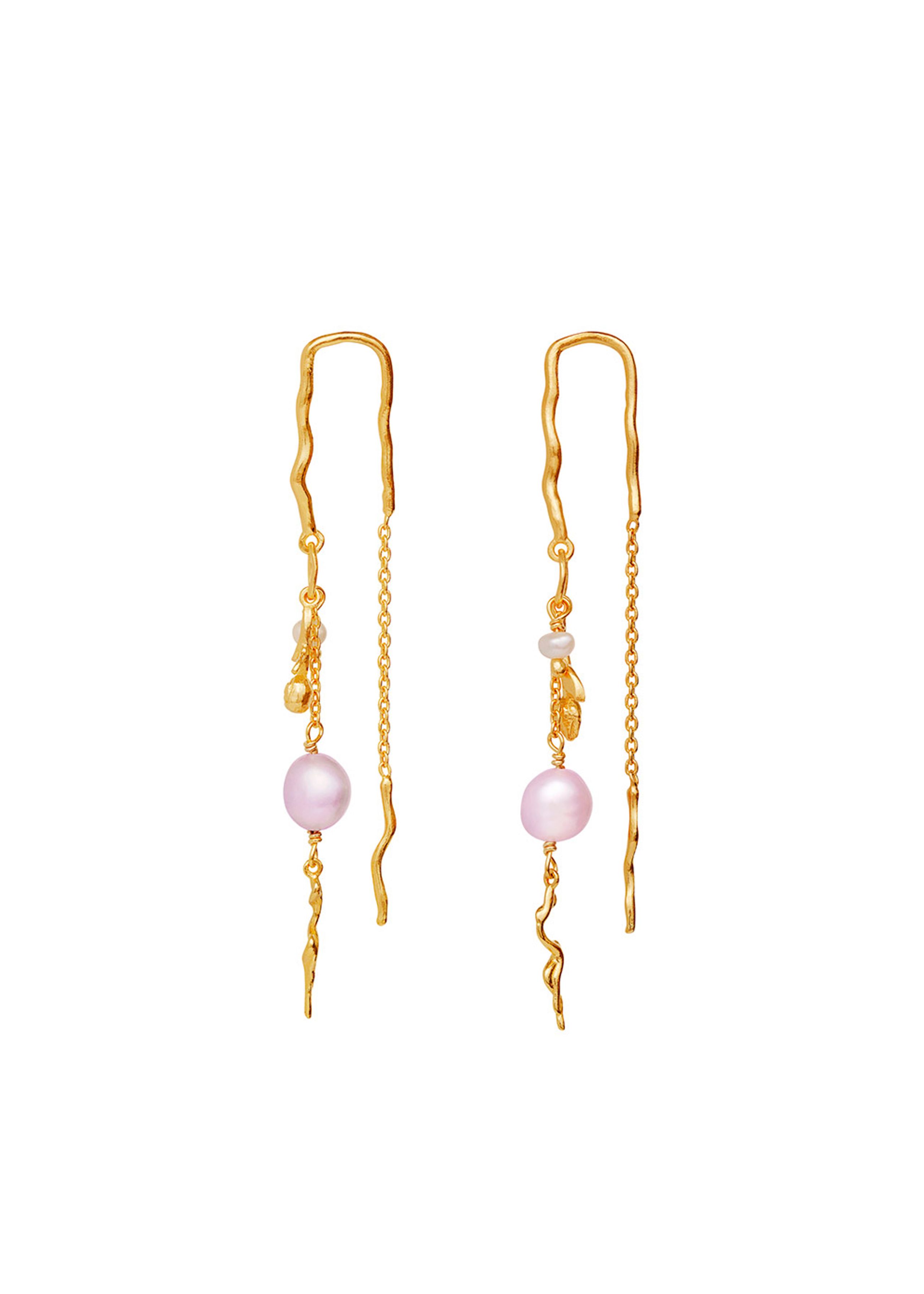 Maanesten - Earrings - Fiori Earrings - 18 ct gold plated 925 Sterling silver