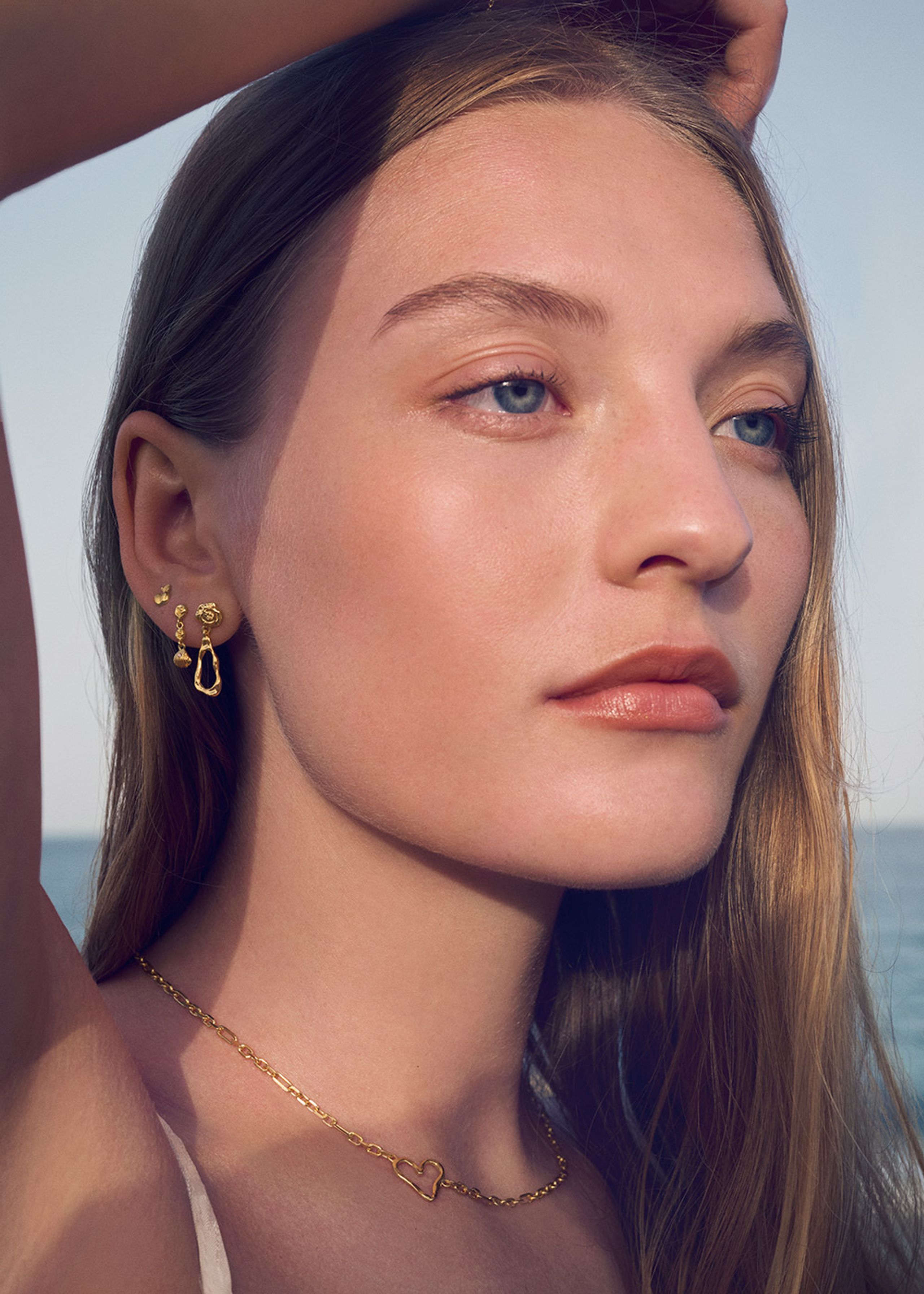 Maanesten - Earrings - Lydia Earrings - 18 ct gold plated 925 Sterling silver