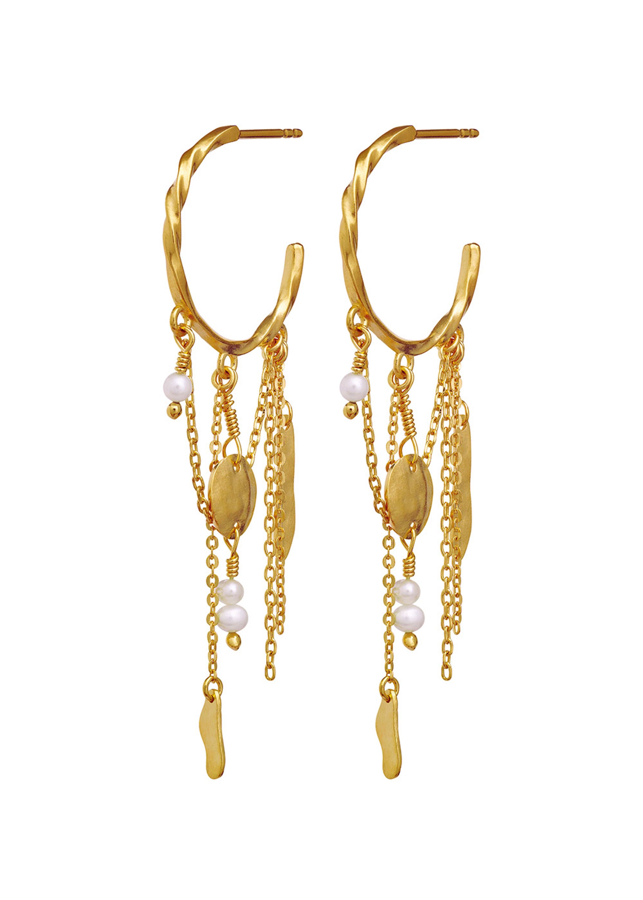 Maanesten - Øreringe - Notus Earrings - Gold