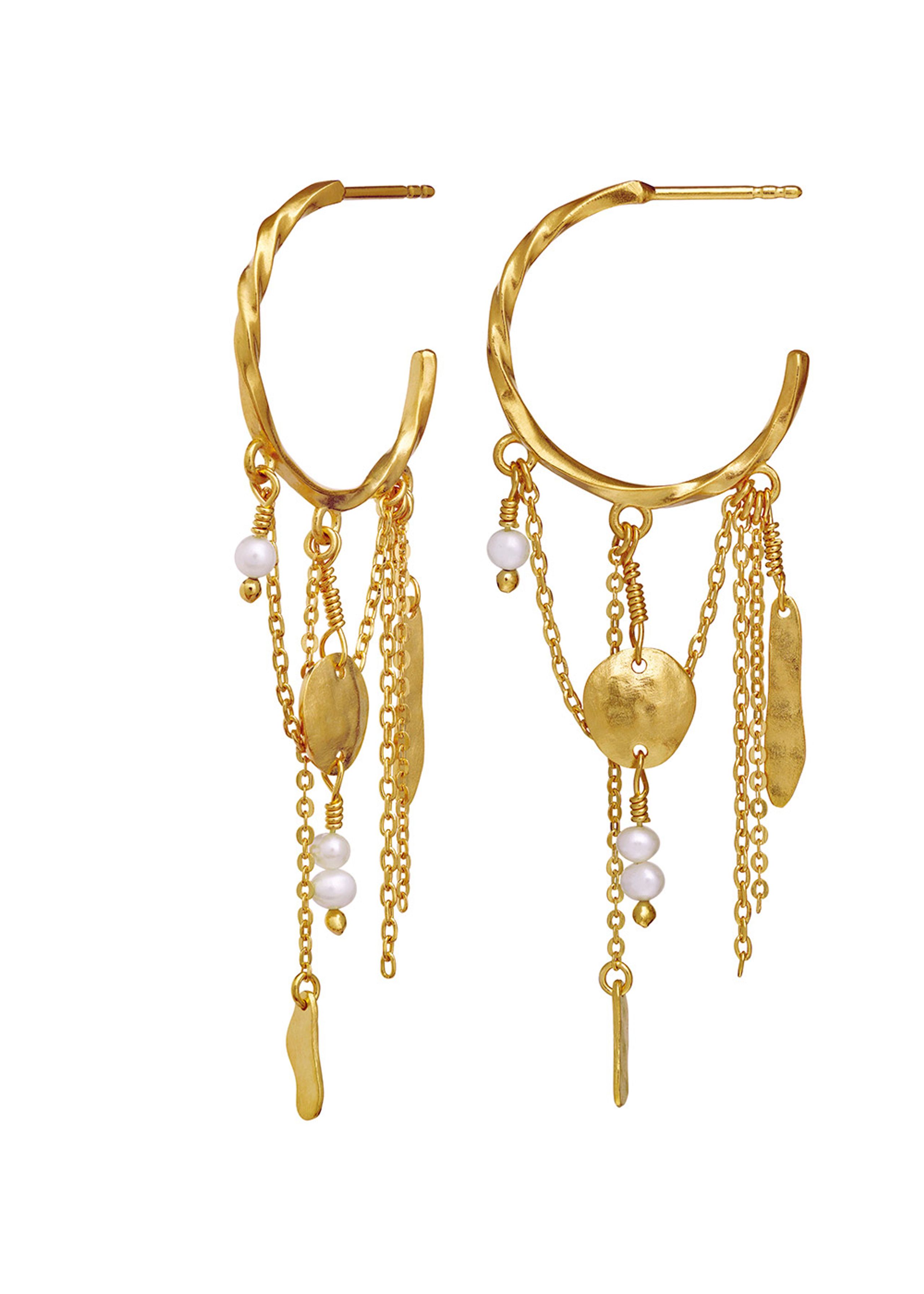Maanesten - Øreringe - Notus Earrings - Gold