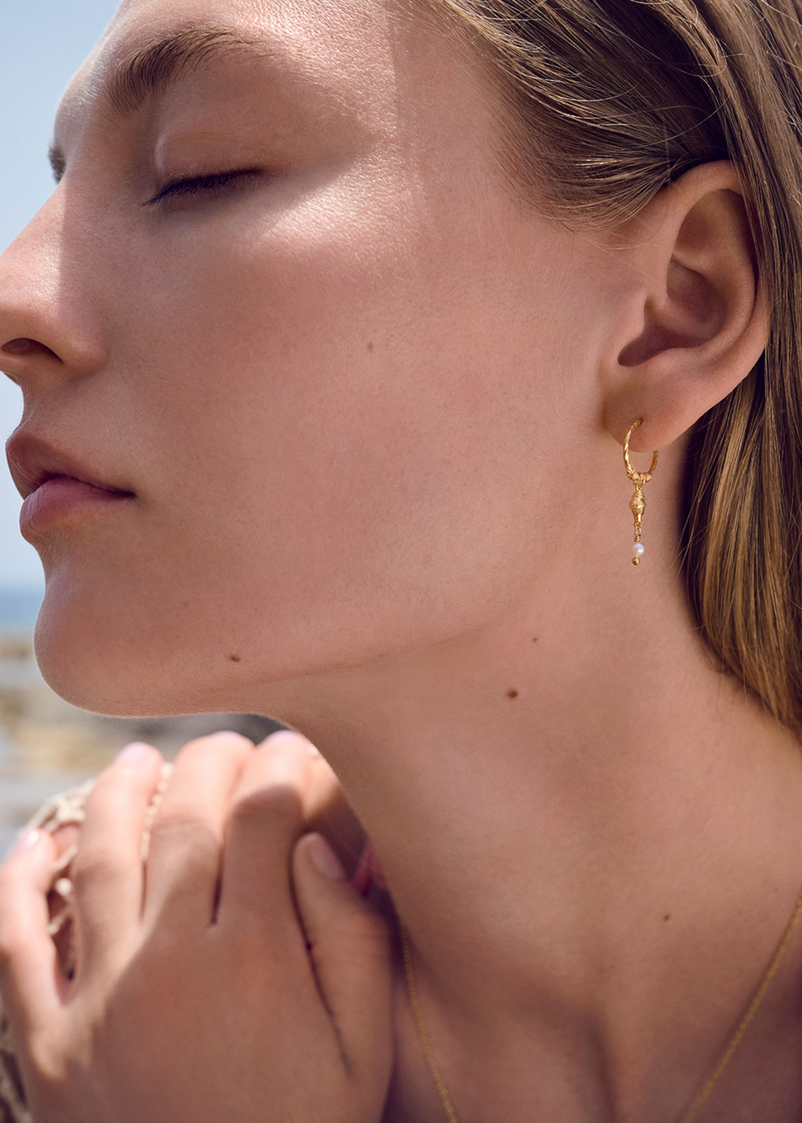 Maanesten - Earrings - Ophelia Earrings - 18 ct gold plated 925 Sterling silver