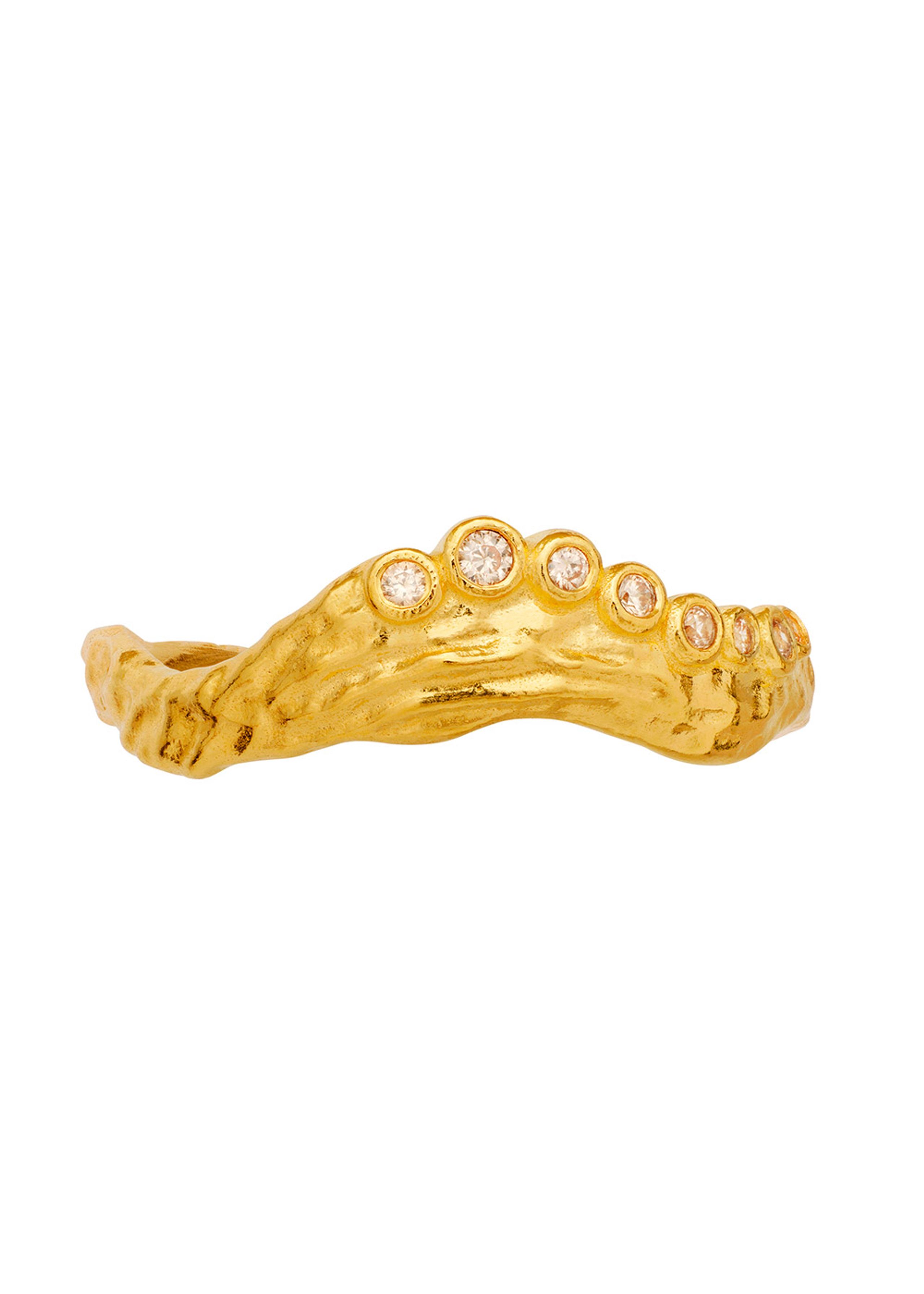 Maanesten - Ring - Selene Ring - 18 ct gold plated 925 Sterling silver