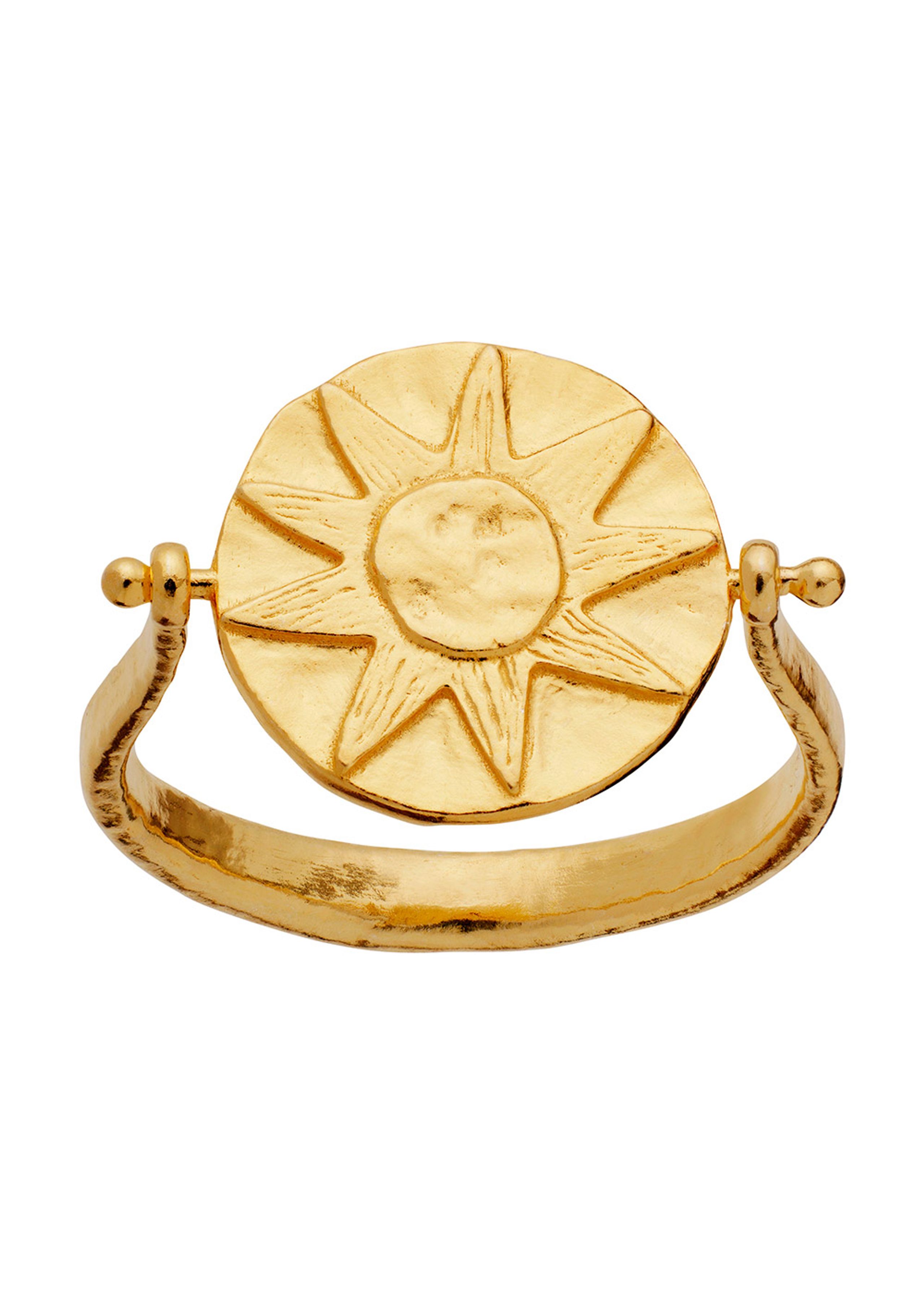 Maanesten - Ring - Sunna Ring - 18 ct gold plated 925 Sterling silver