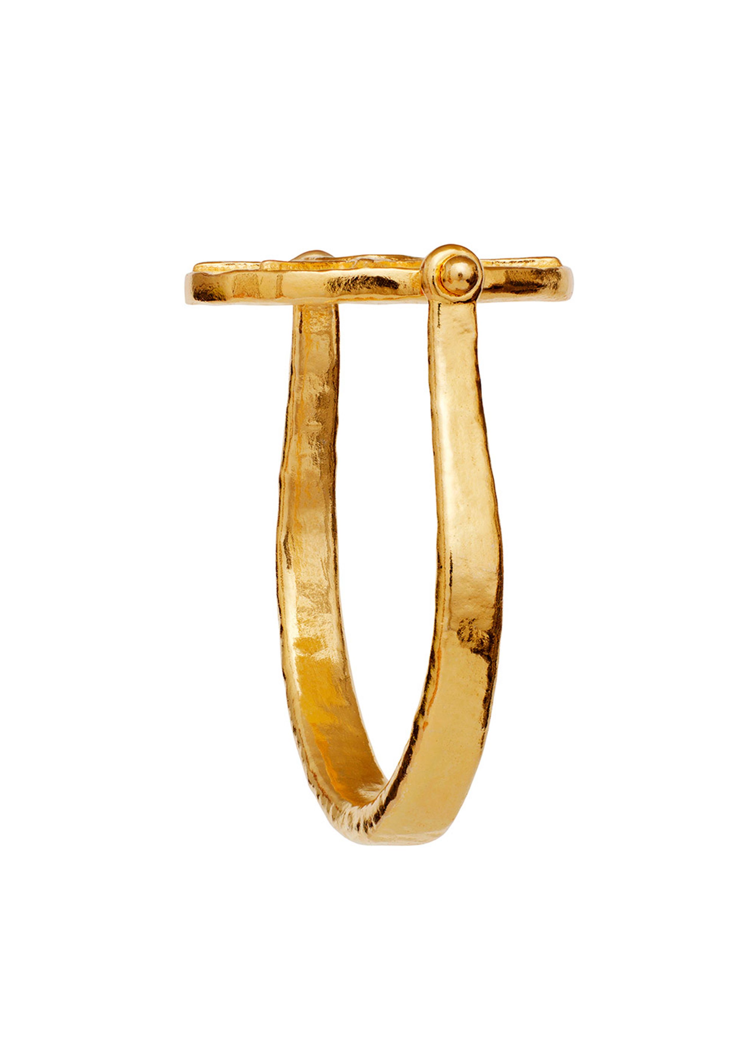Maanesten - Ring - Sunna Ring - 18 ct gold plated 925 Sterling silver