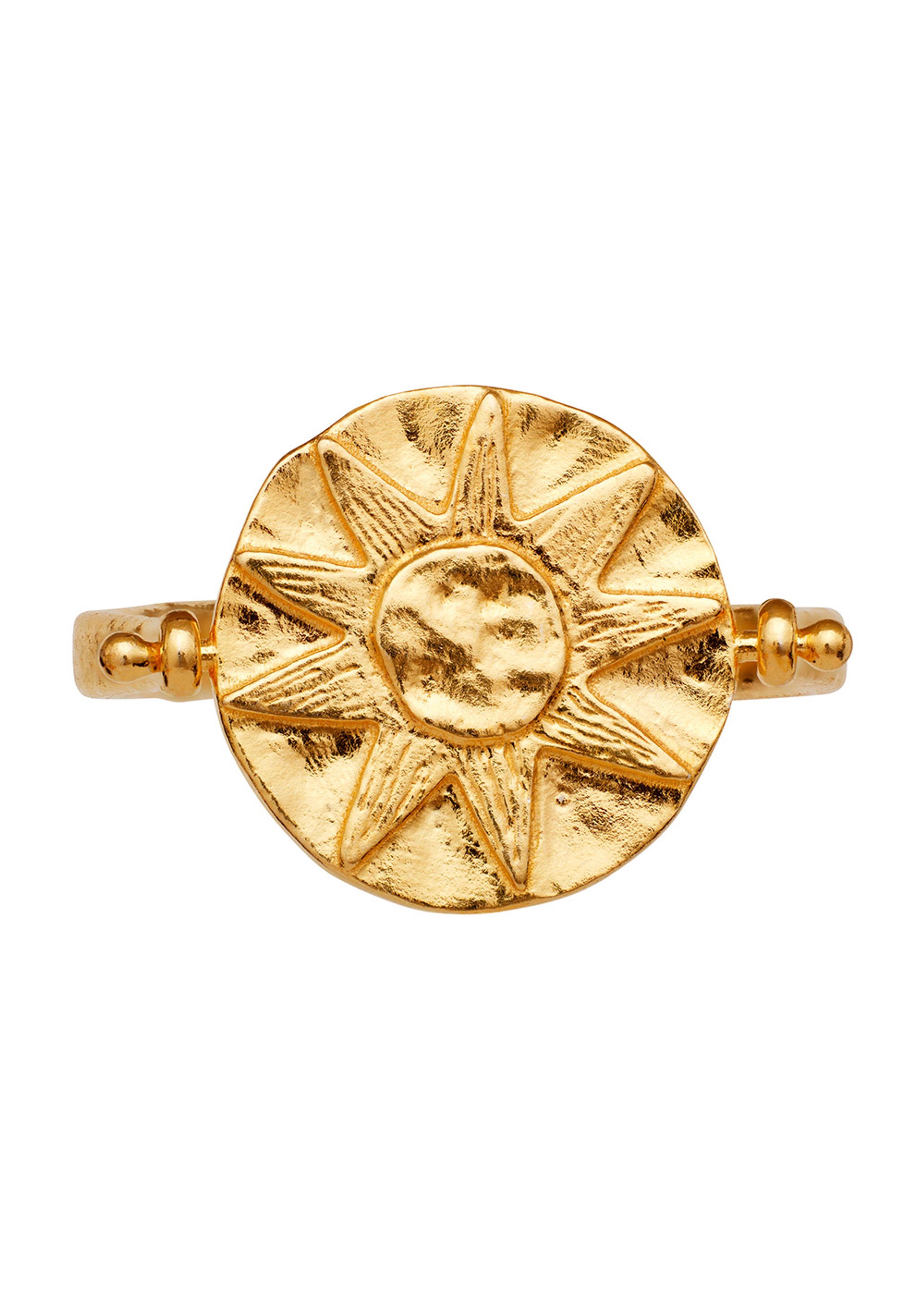 Maanesten - Ring - Sunna Ring - 18 ct gold plated 925 Sterling silver