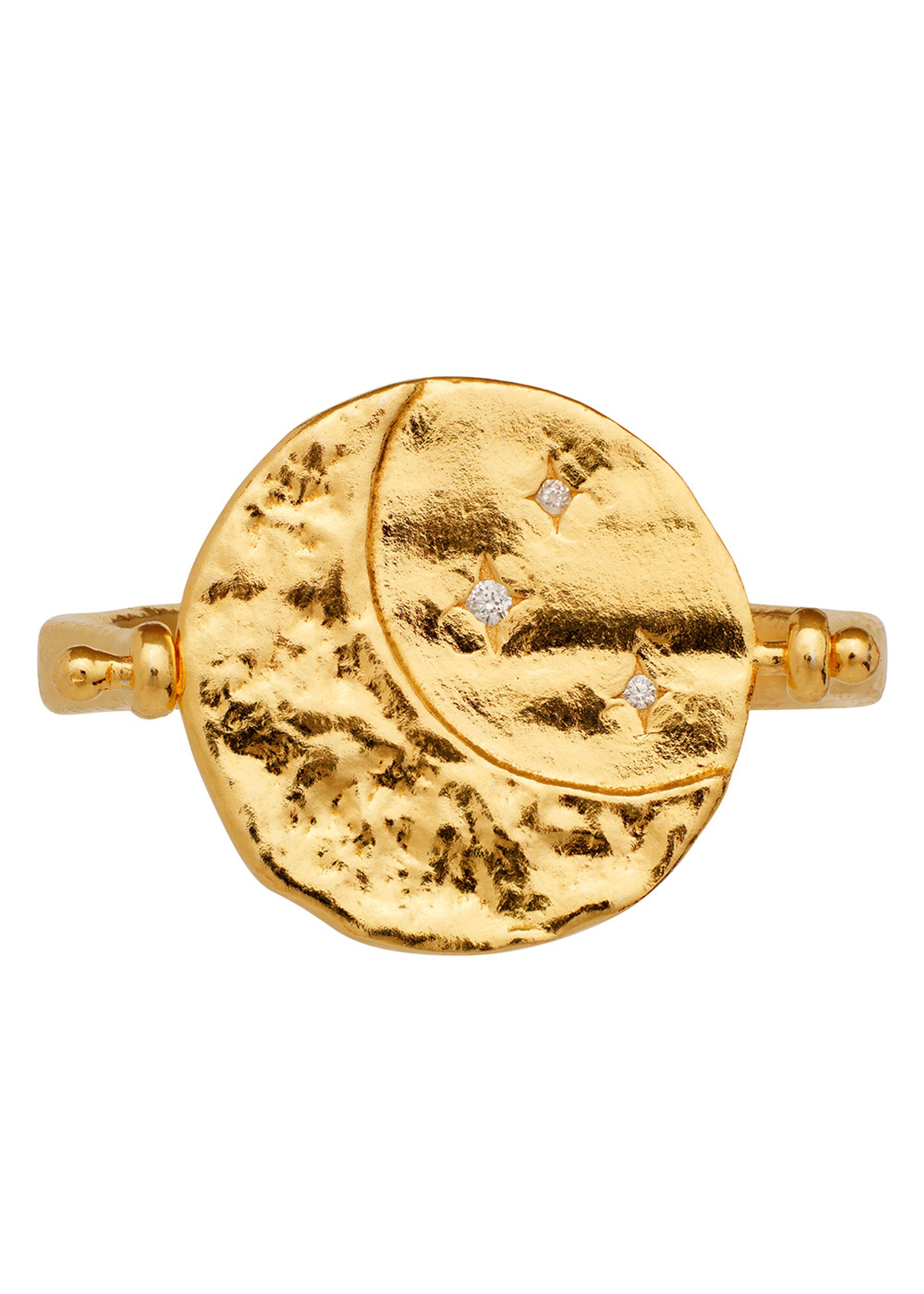 Maanesten - Ring - Sunna Ring - 18 ct gold plated 925 Sterling silver