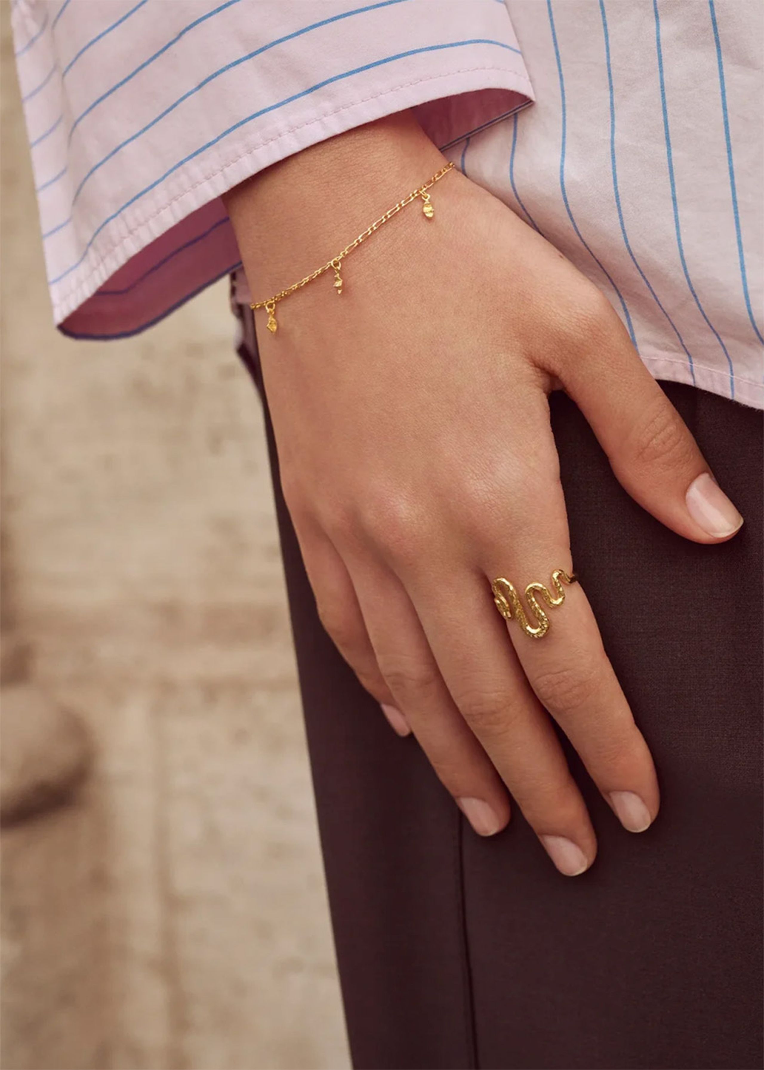 Maanesten - Ring - Viva Ring - Gold Plated