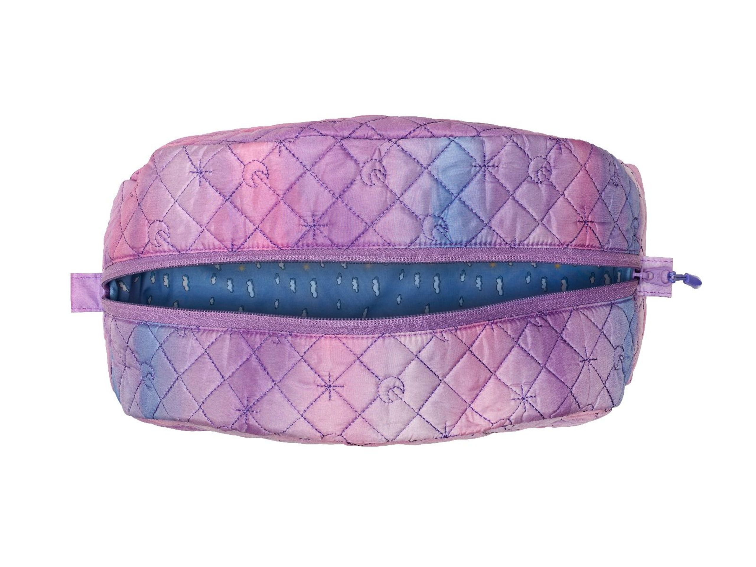 Maanesten - Toilet bag - MAKE UP BAG - BIG - Moon & Stars - Purple