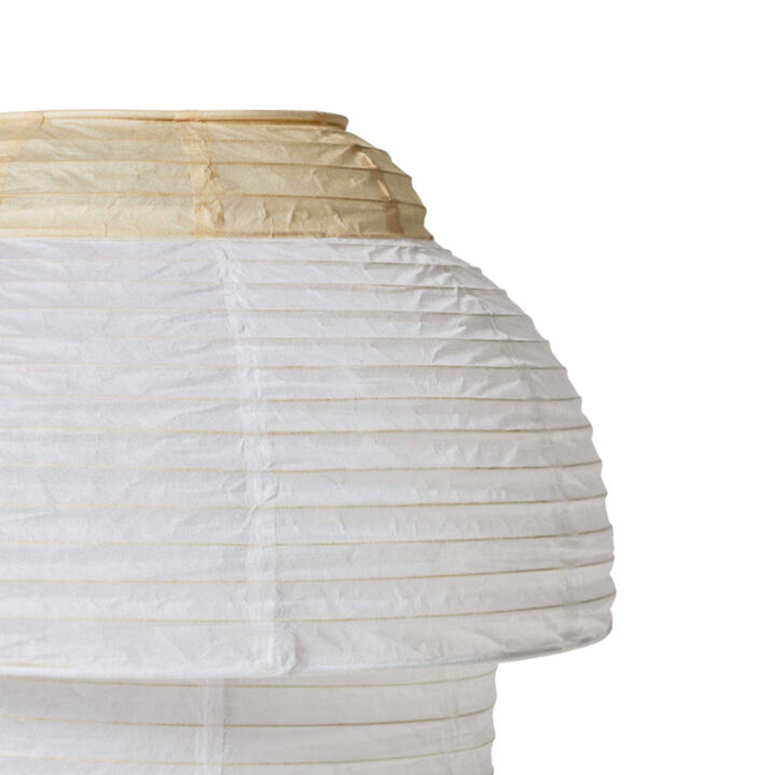 Made by Hand - Lampa stołowa - Papier double table lamp Ø30 - Soft yellow