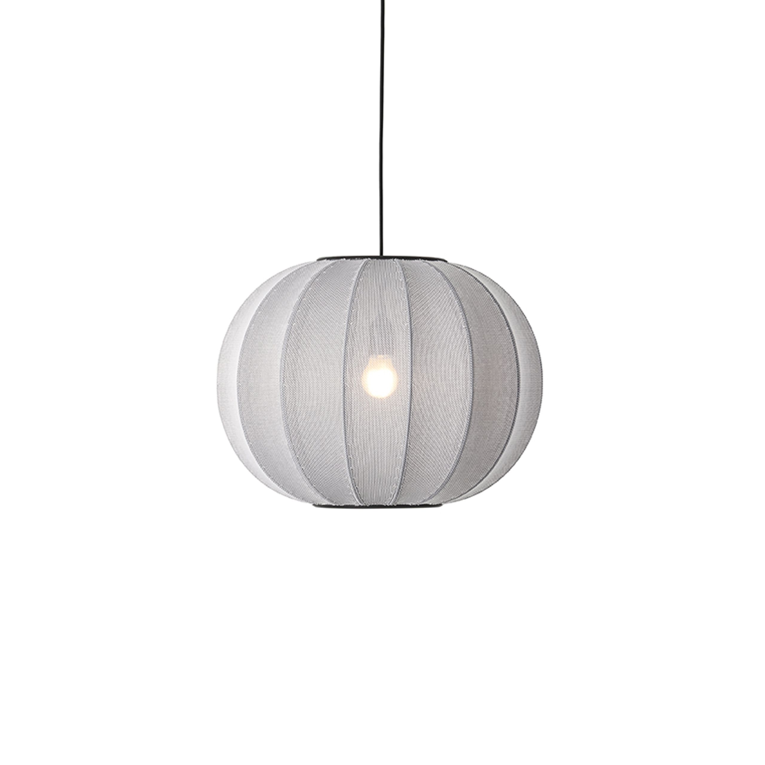 Made by Hand - Pendant Lamp - Knit-wit - 45 pendant - Silver