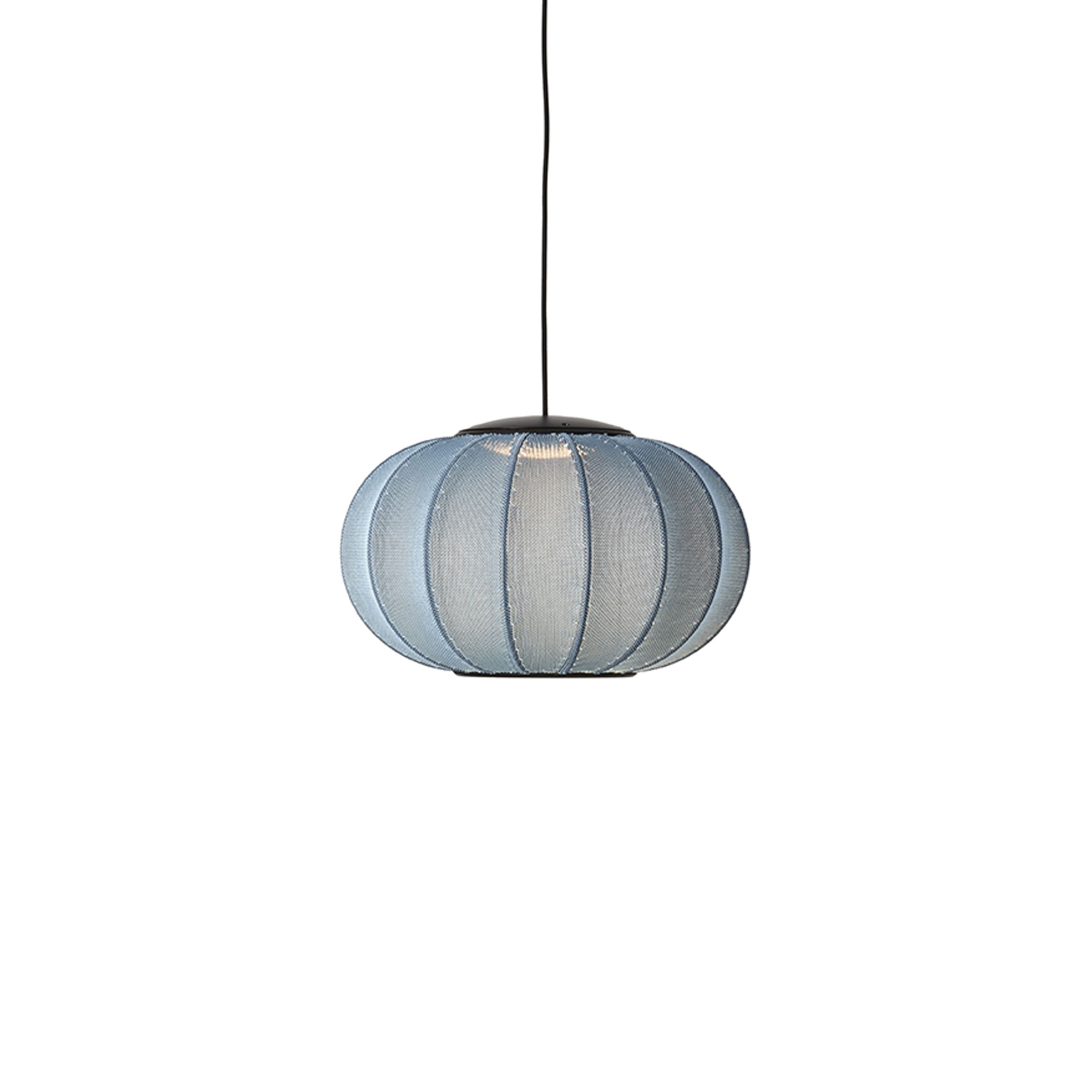 Made by Hand - Pendel - Knit-Wit Ø45 Oval Pendant LED - Blue Stone