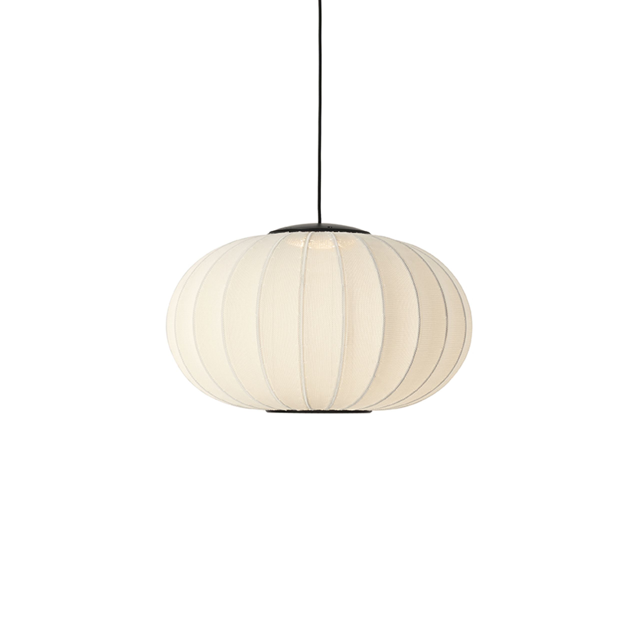 Made by Hand - Pendolo - Knit-Wit Ø57 Oval Pendant LED - Pearl White