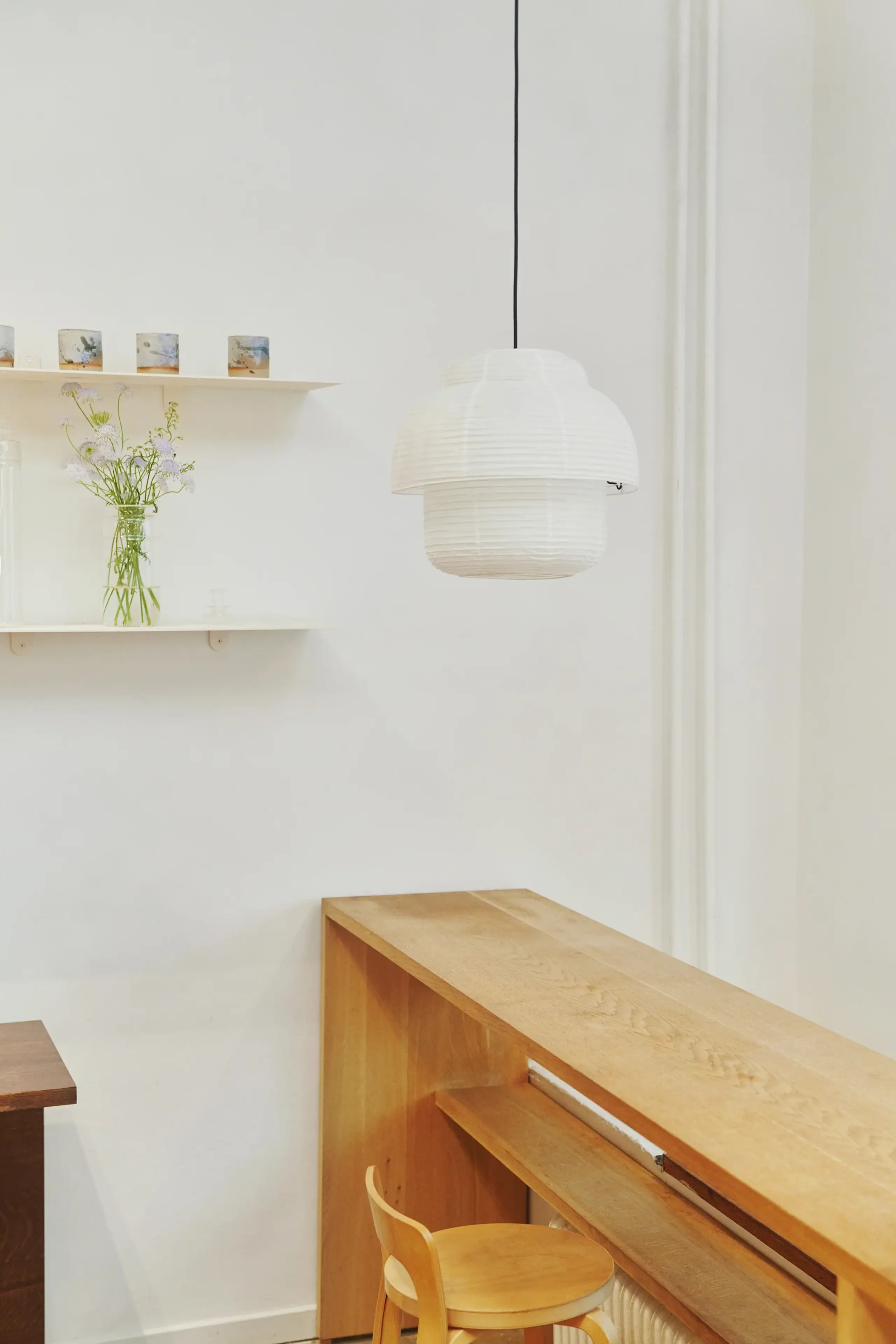 Made by Hand - Pendelleuchte - Papier Double Lamp - White