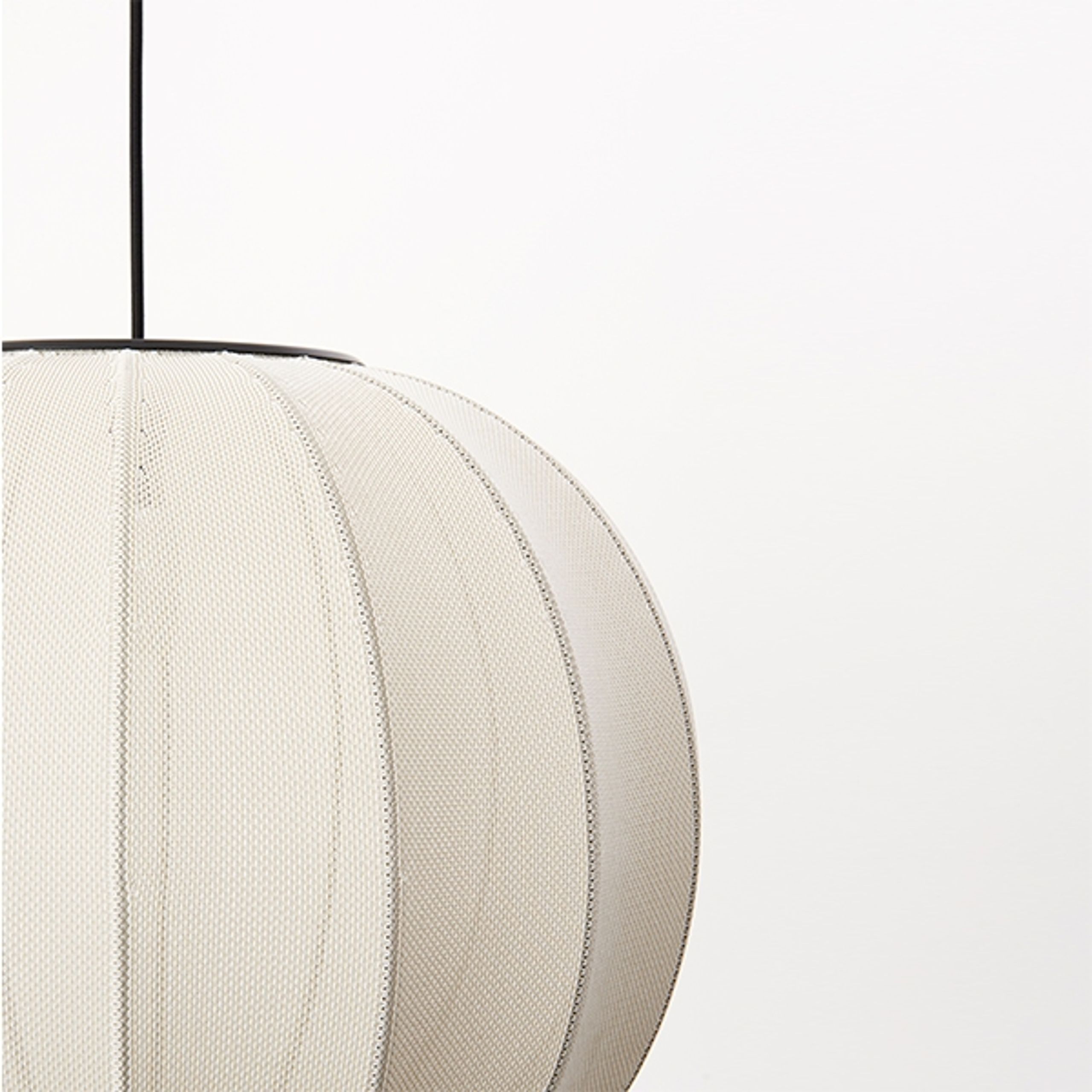 Made by Hand - Pendants - Knit-wit - 45 pendant - Pearl white