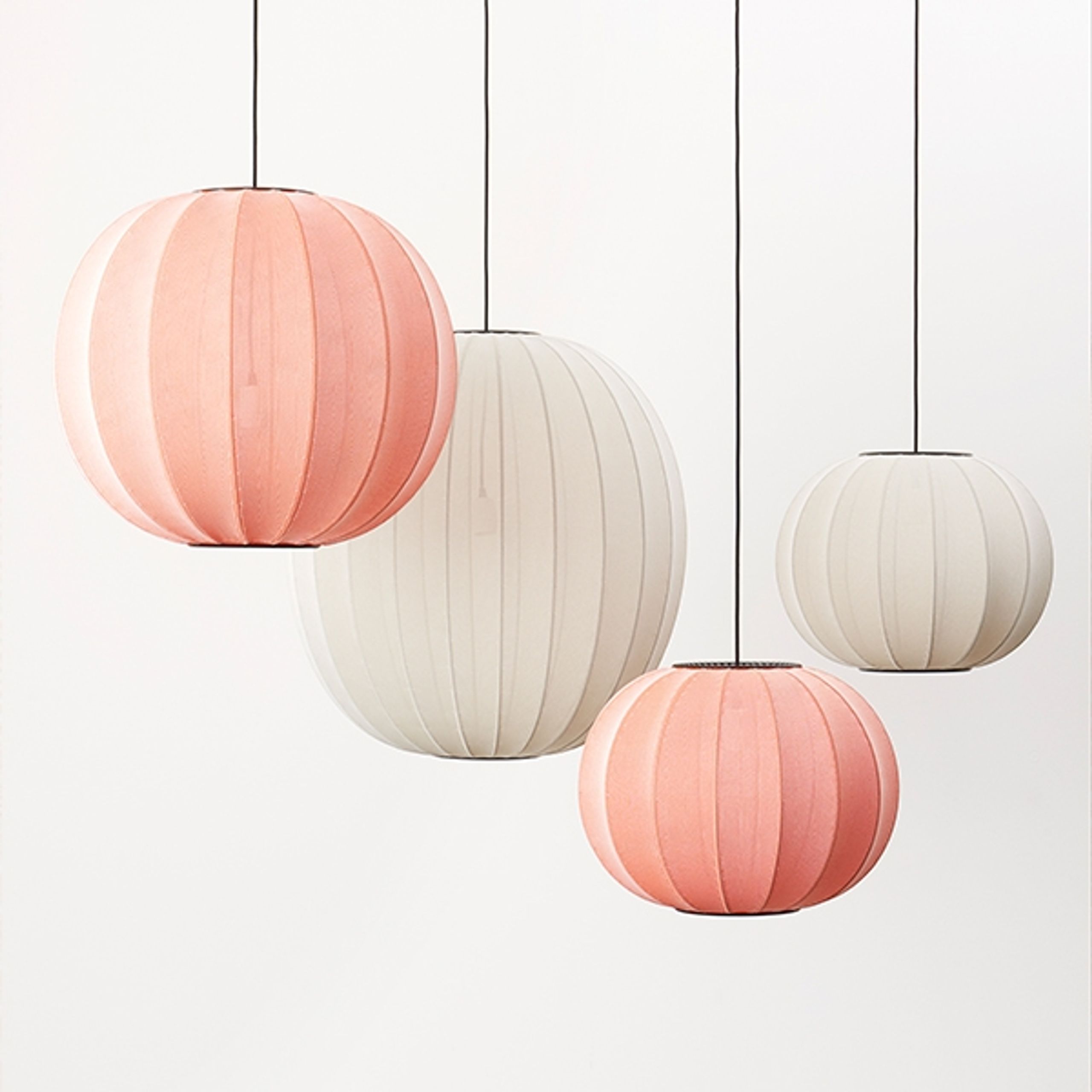 Made by Hand - Pendants - Knit-wit - 45 pendant - Pearl white