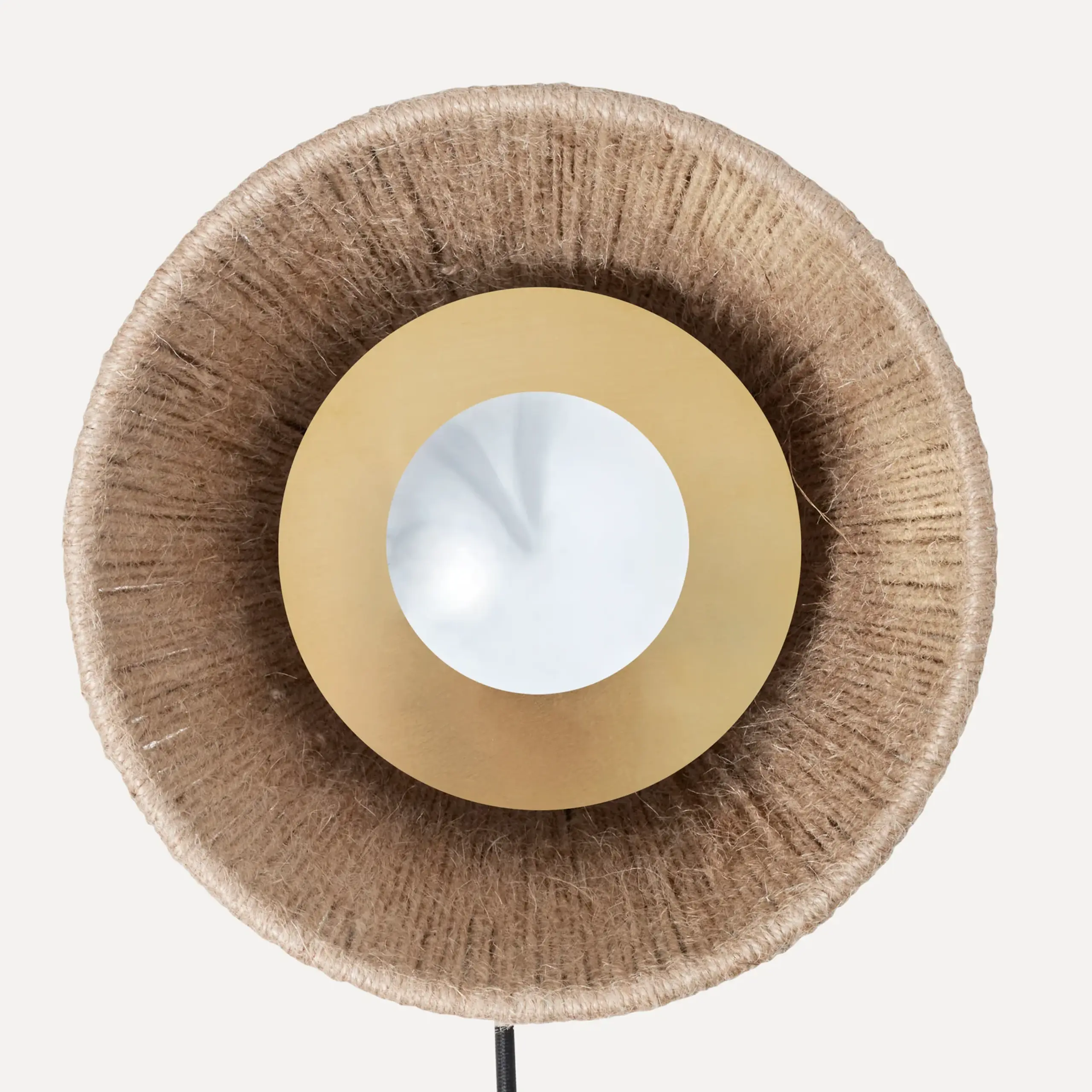 Made by Hand - Wall lamp - Ro Wall - Jute / Open