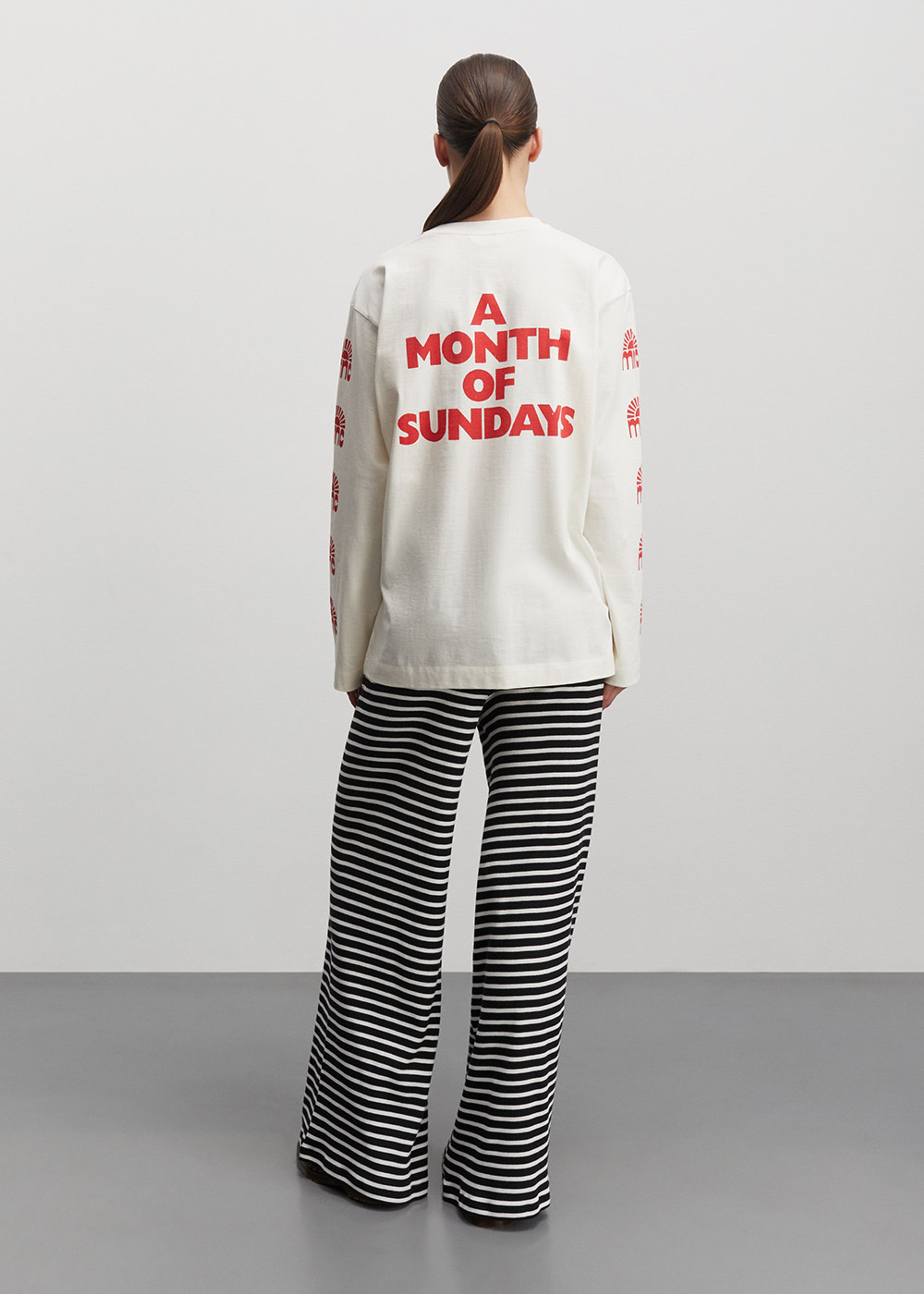 Mads Nørgaard - Blouse - Soft Single Jerry Tee LS - Snow White