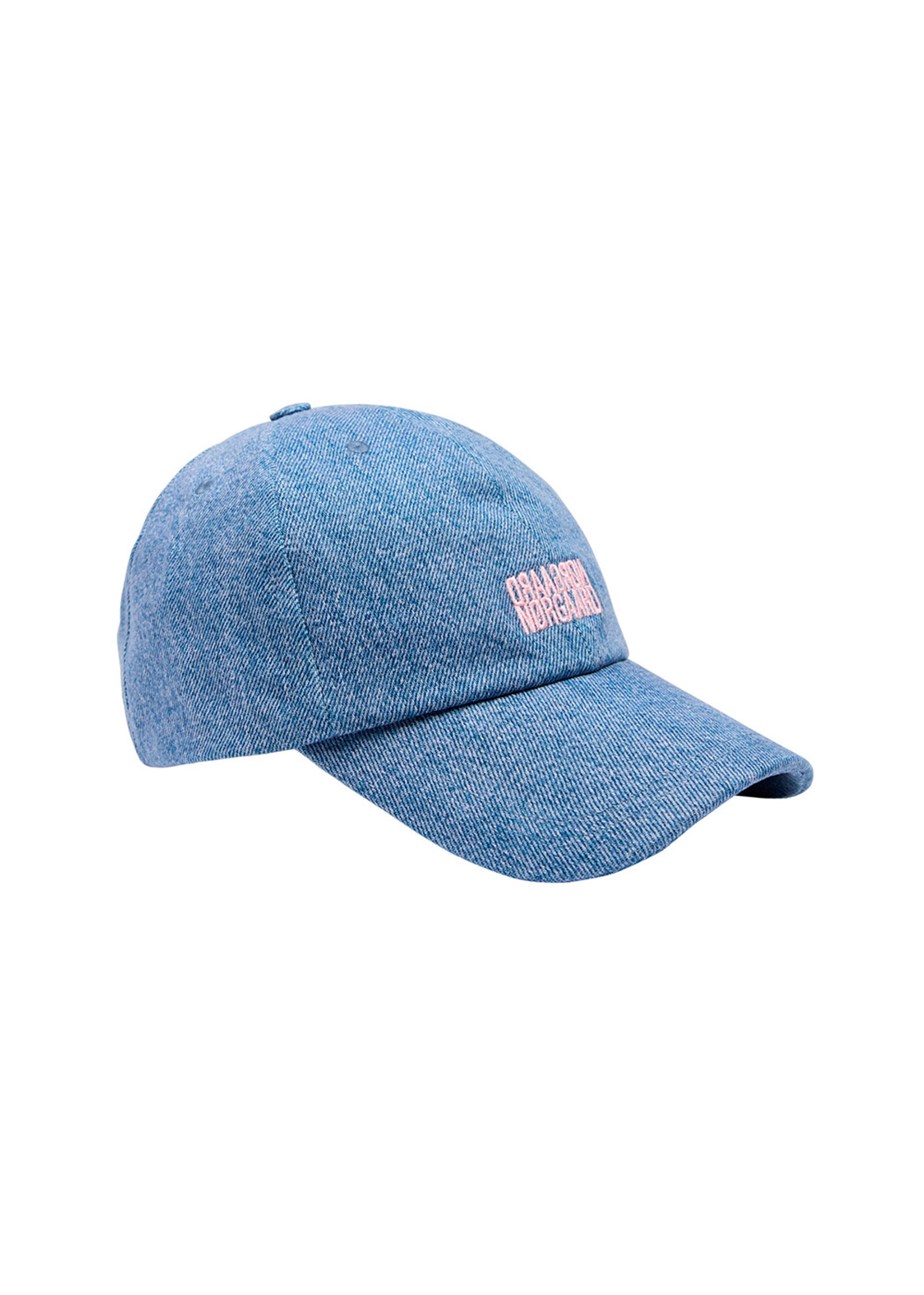 Mads Nørgaard - Hat - Purple Dyed Denim Chloe Cap - Overdyed Paisley Purple