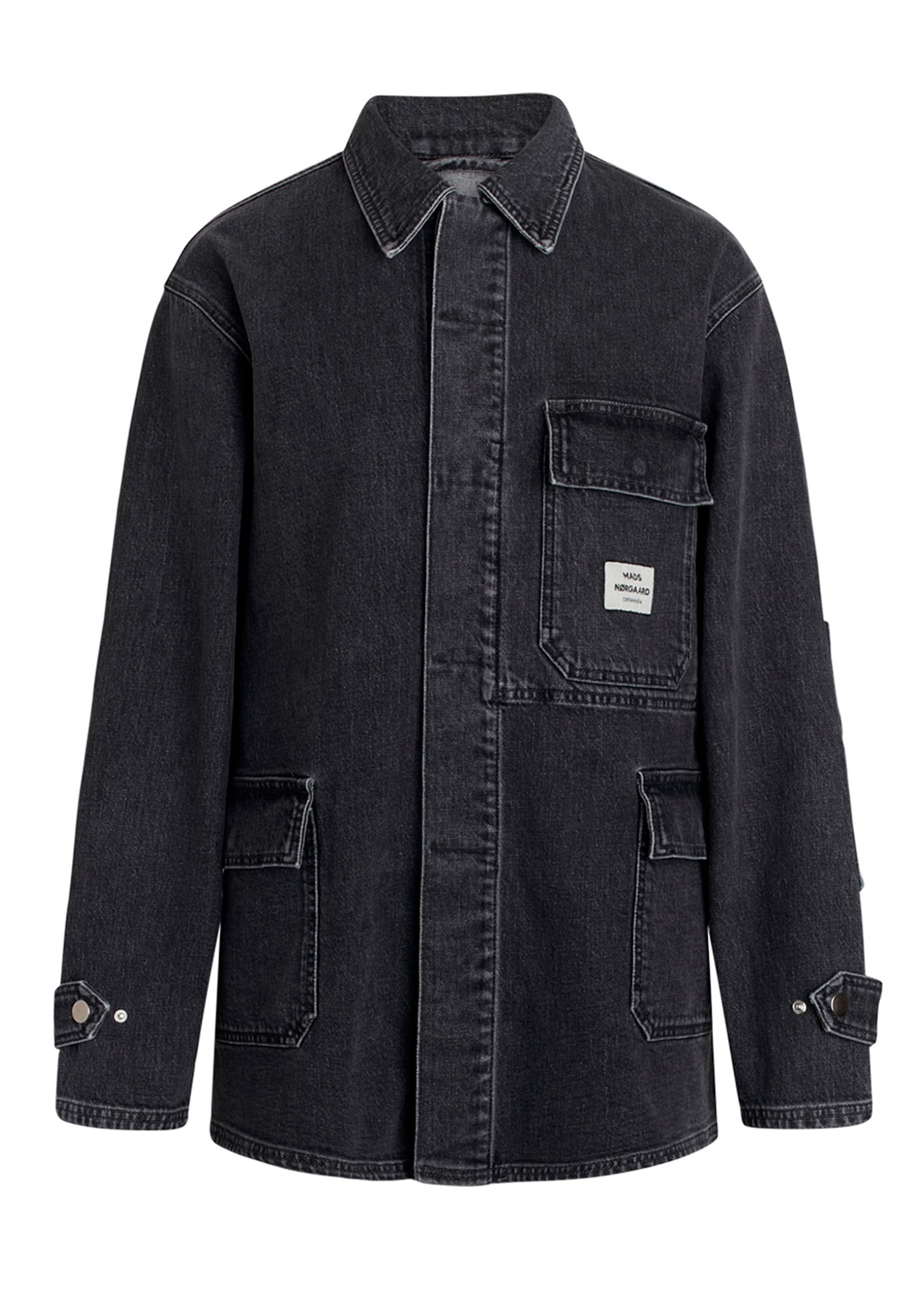 Mads Nørgaard - Jakke - Denim Johnny Jacket - Black