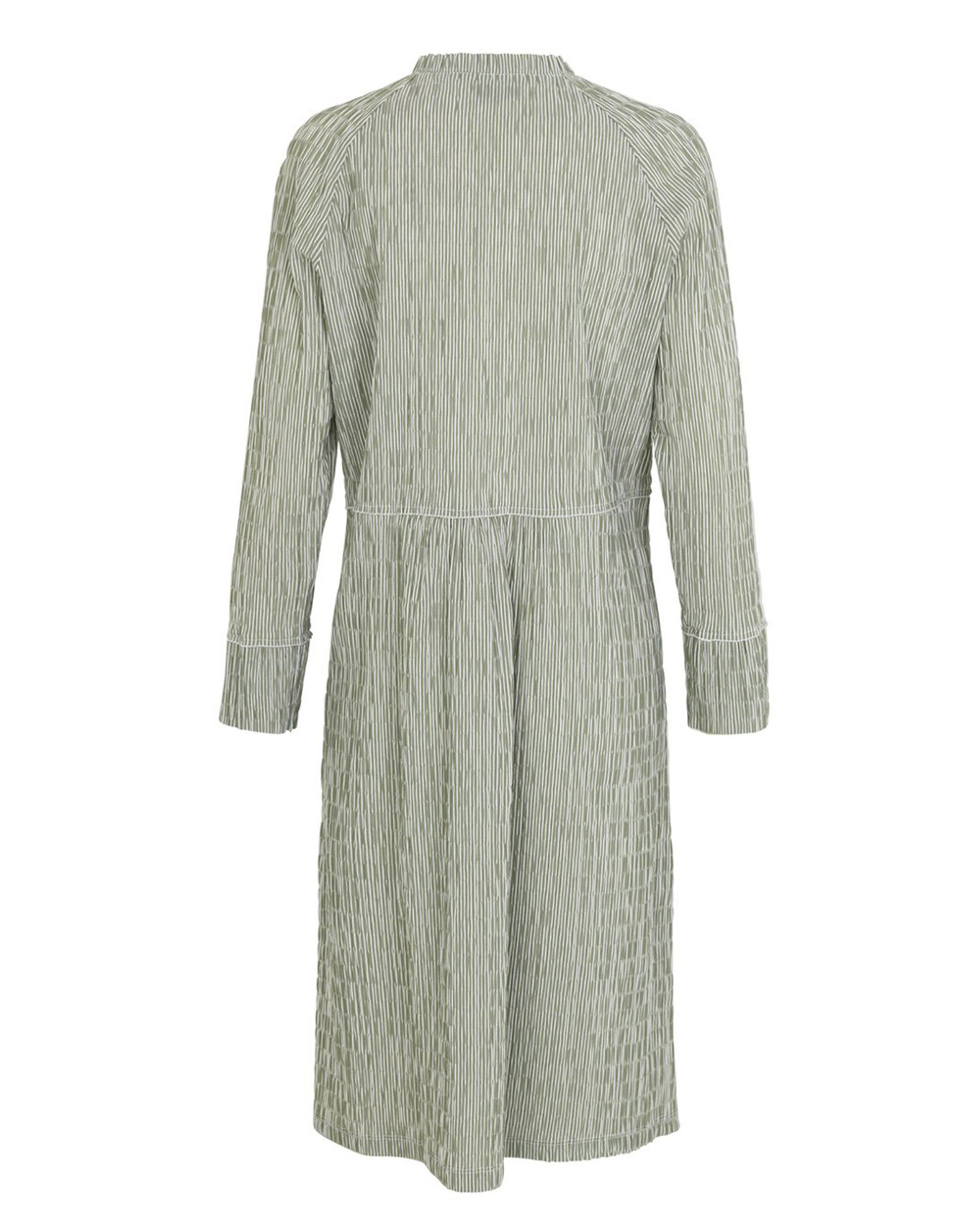 Mads Nørgaard - Kleid - Crinkle Pop Dupina - Army/White