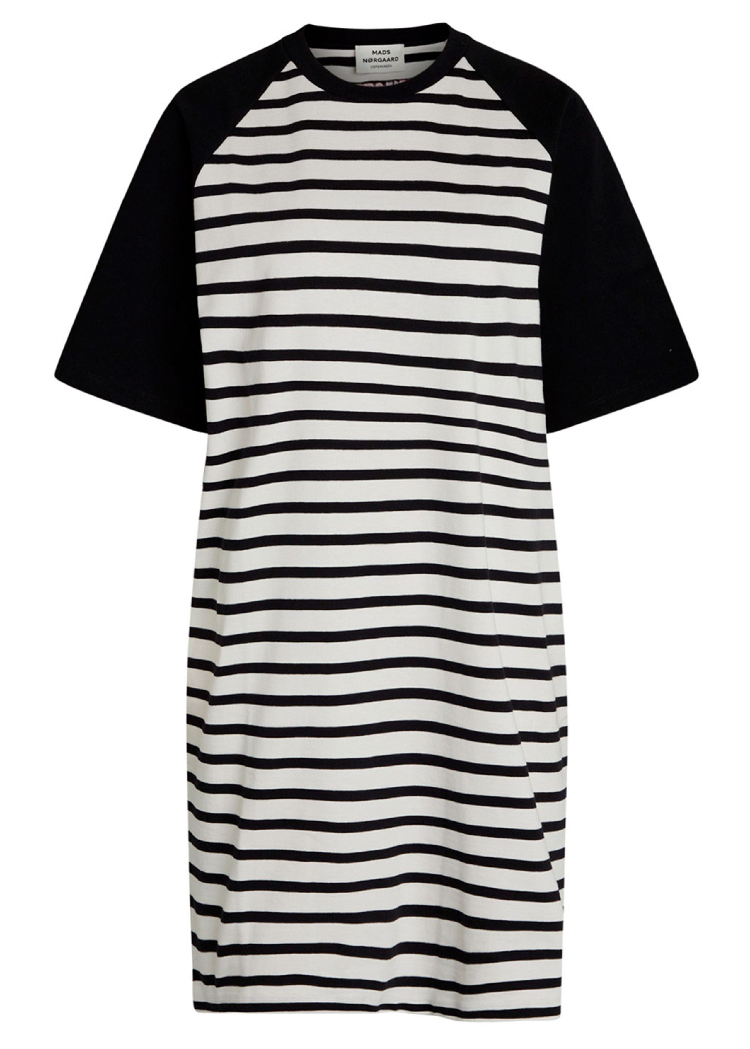 Mads Nørgaard - Dress - Heavy Single Lola Dress - Snowwhite/Black