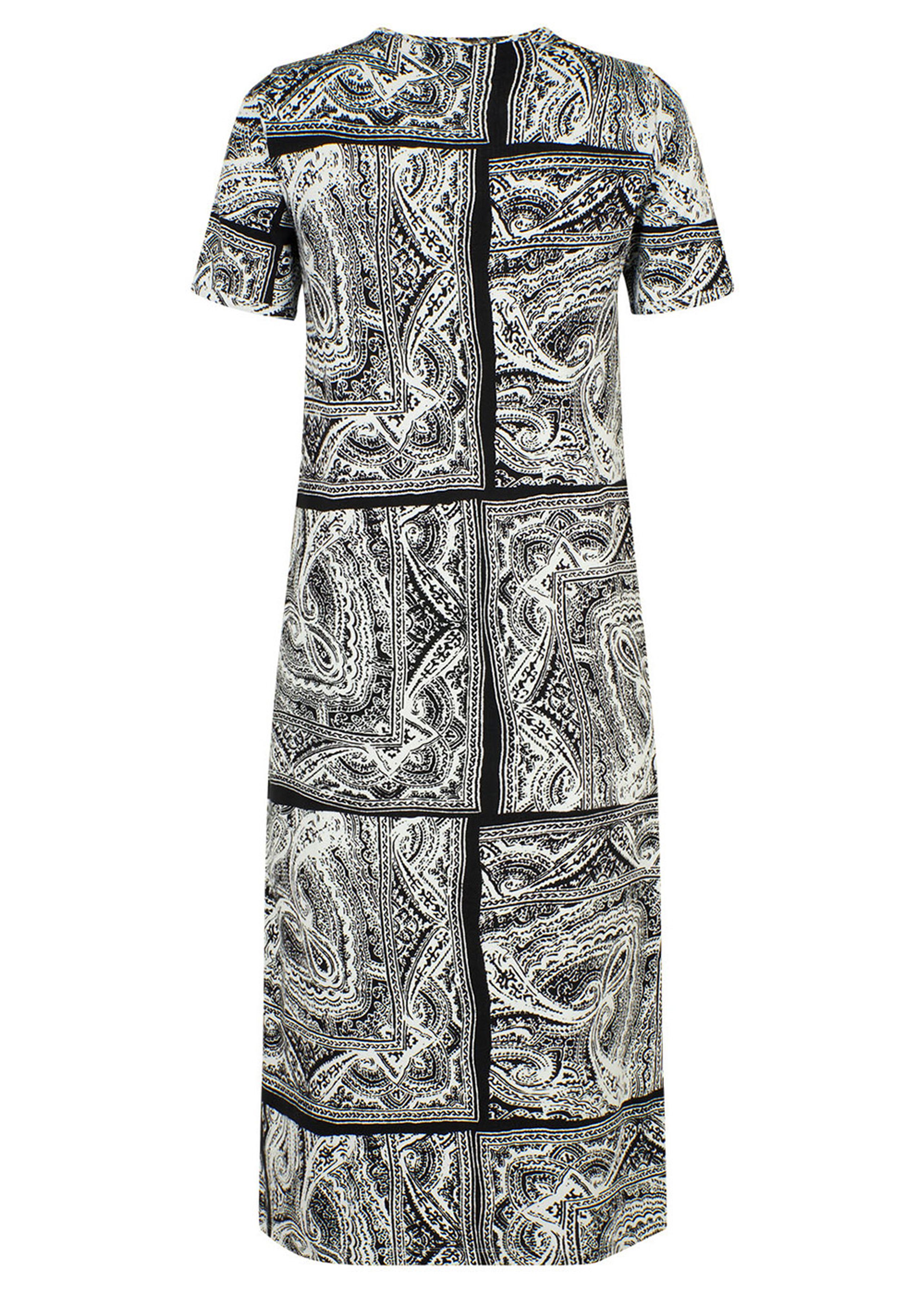 Mads Nørgaard - Kleid - 1x1 Organic Colanta Dress - Paisley AOP/Black
