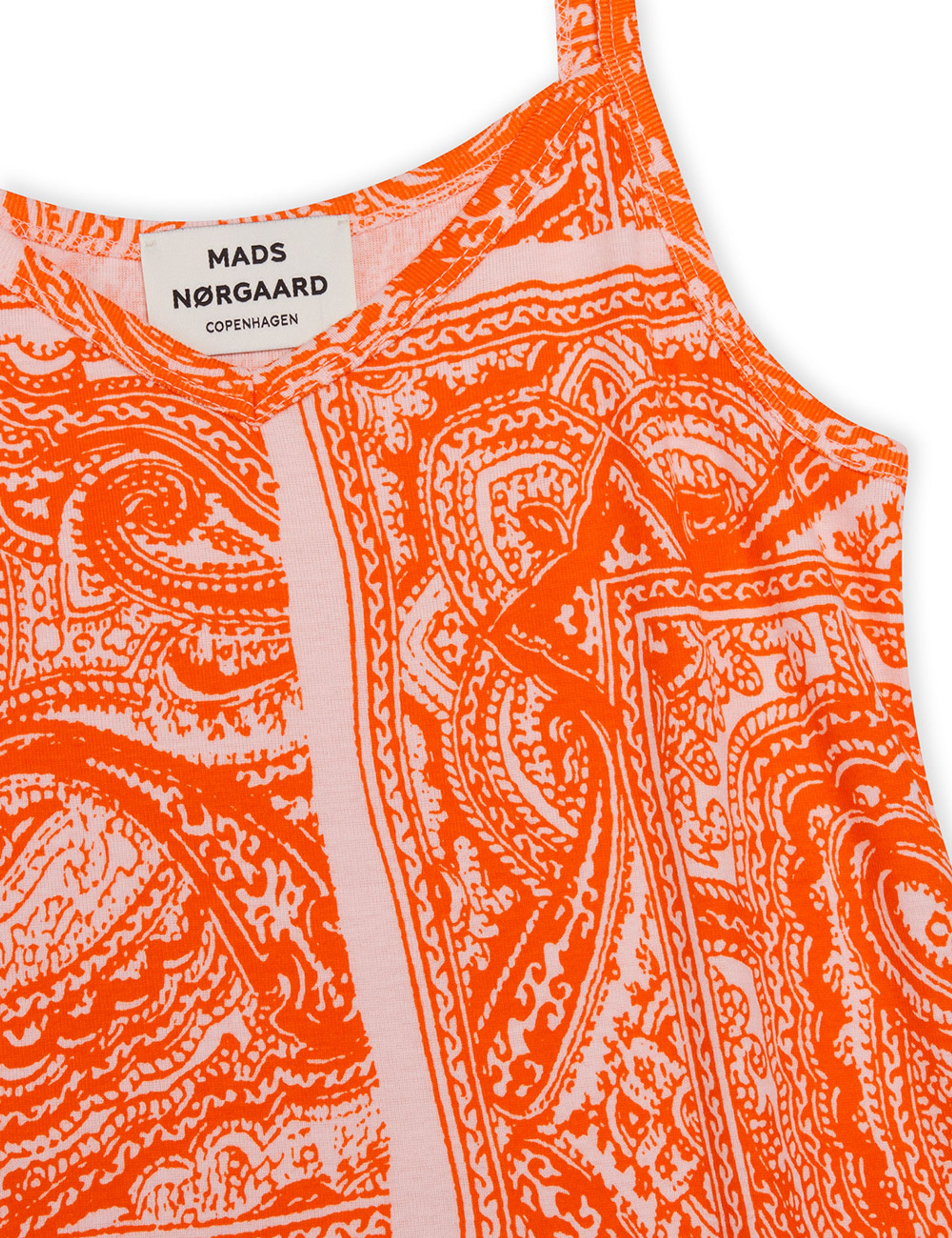 Mads Nørgaard - Kleid - 1x1 Organic Delkissa Dress - Paisley AOP/Puffin's Bill