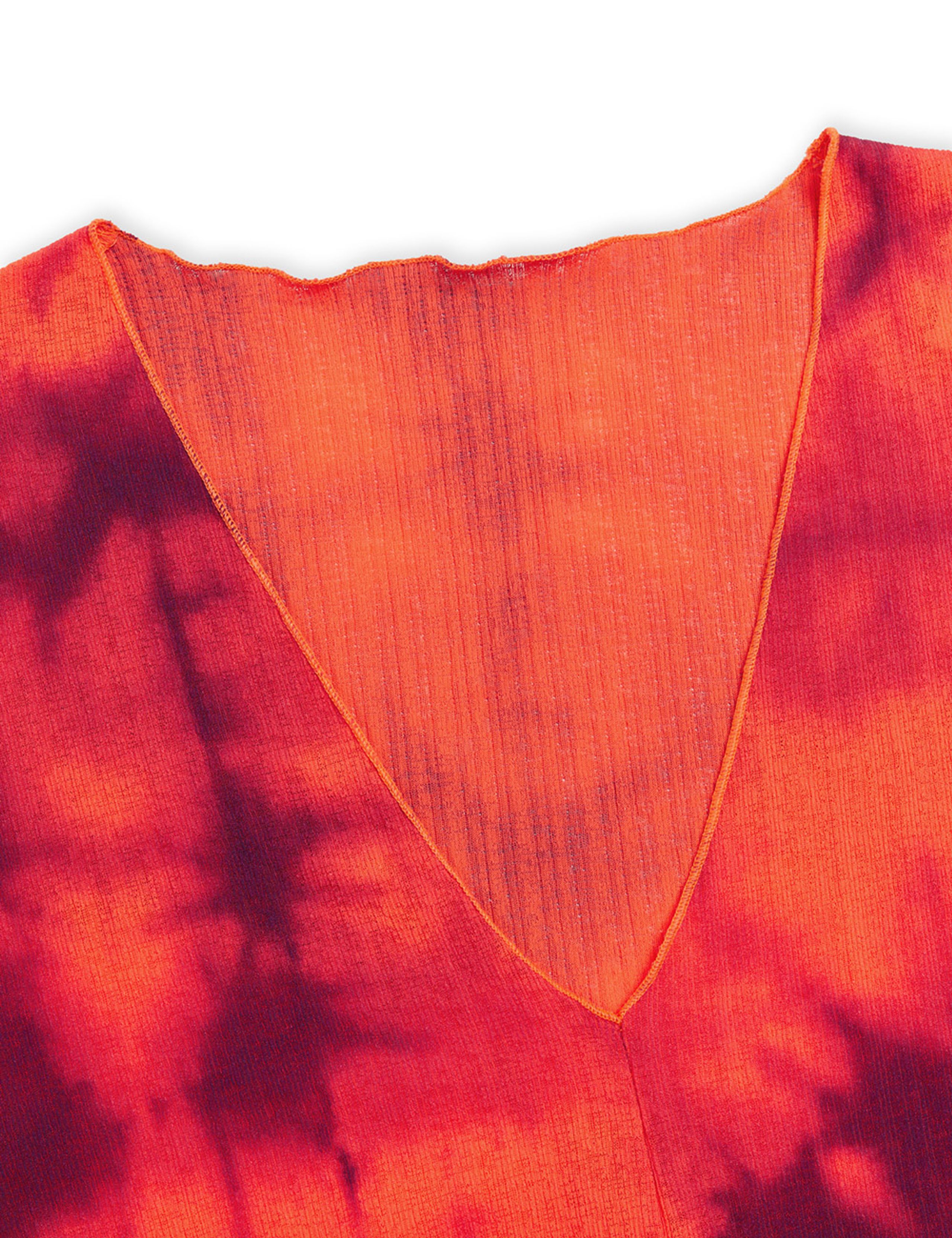 Mads Nørgaard - Dress - Cher Hathena Dress - Tie Dye AOP/Orange Clown