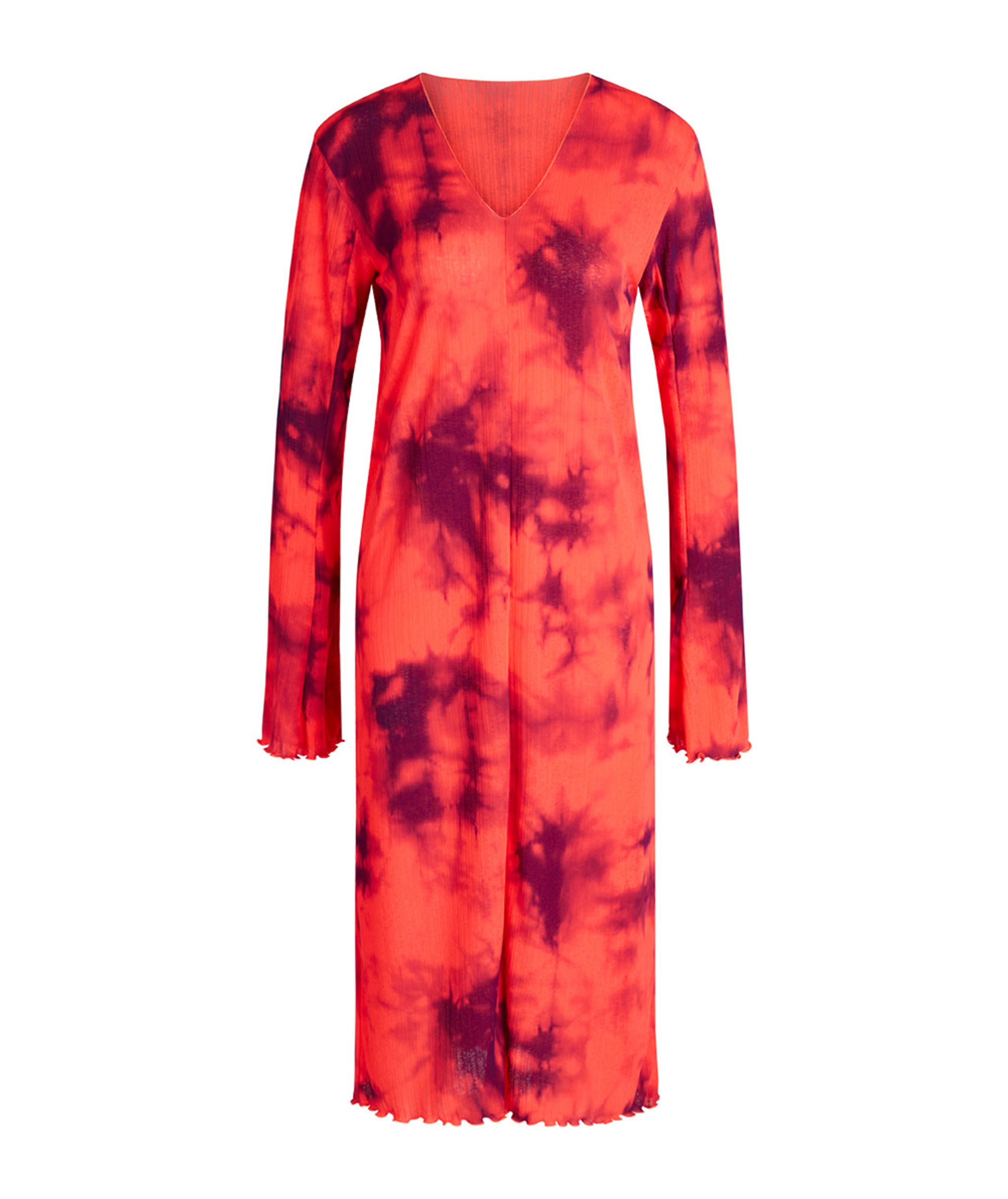 Mads Nørgaard - Dress - Cher Hathena Dress - Tie Dye AOP/Orange Clown