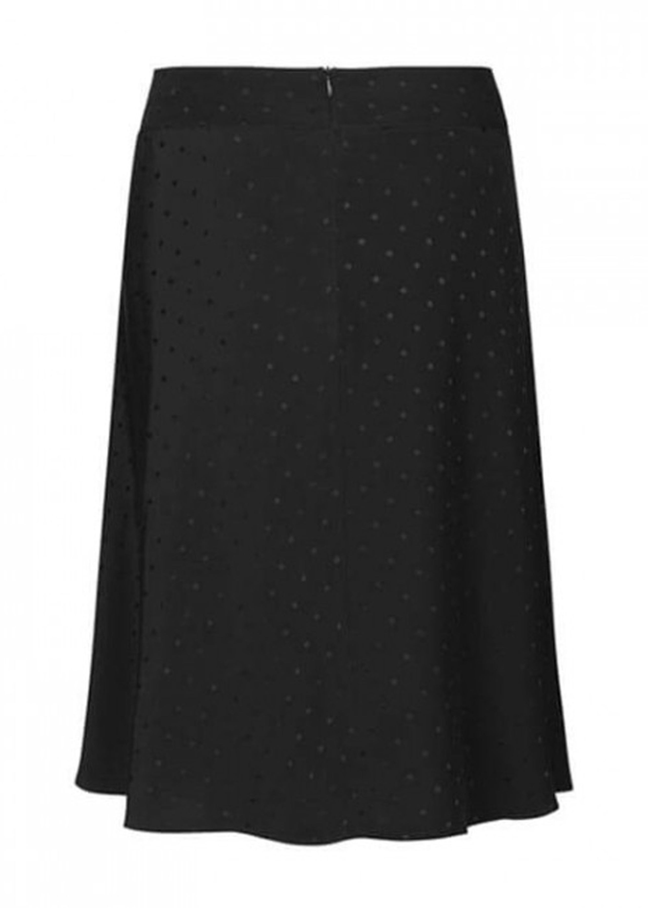 Mads Nørgaard - Skirt - Drapy Satin Stelly - Black