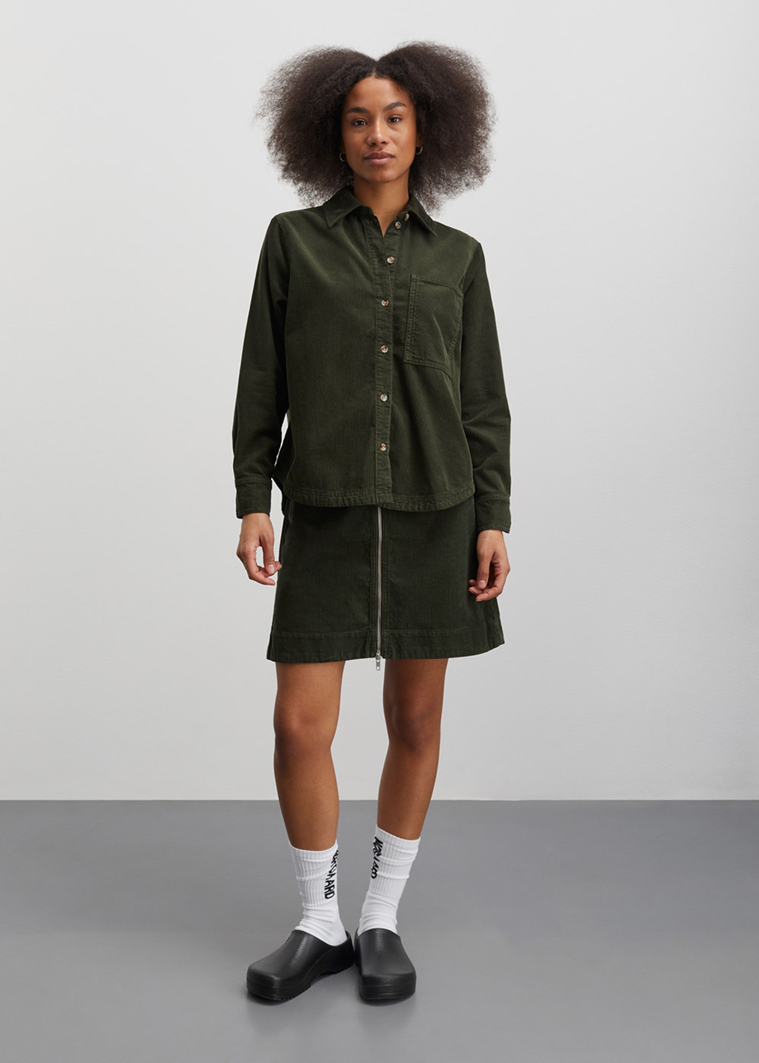 Mads Nørgaard - Nederdel - Mini Cord Riva Skirt - Rosin