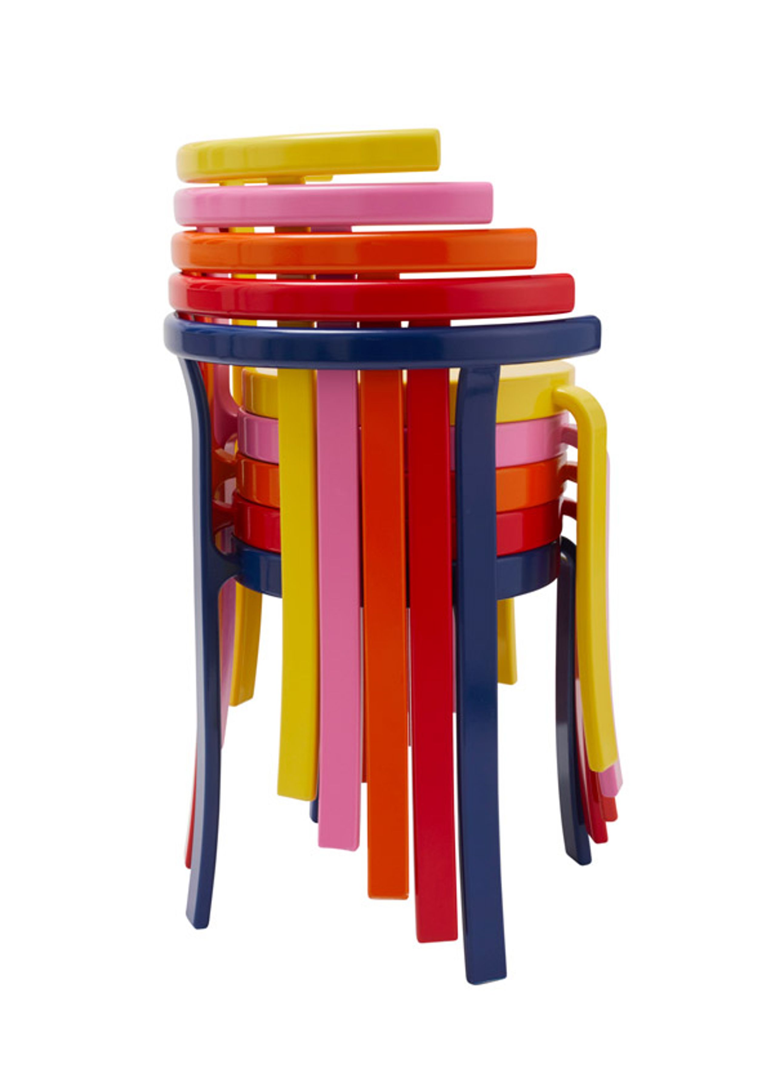 Magnus Olesen - Chaise à manger - 8000 Series Chair - Lacquered beech / Retro yellow