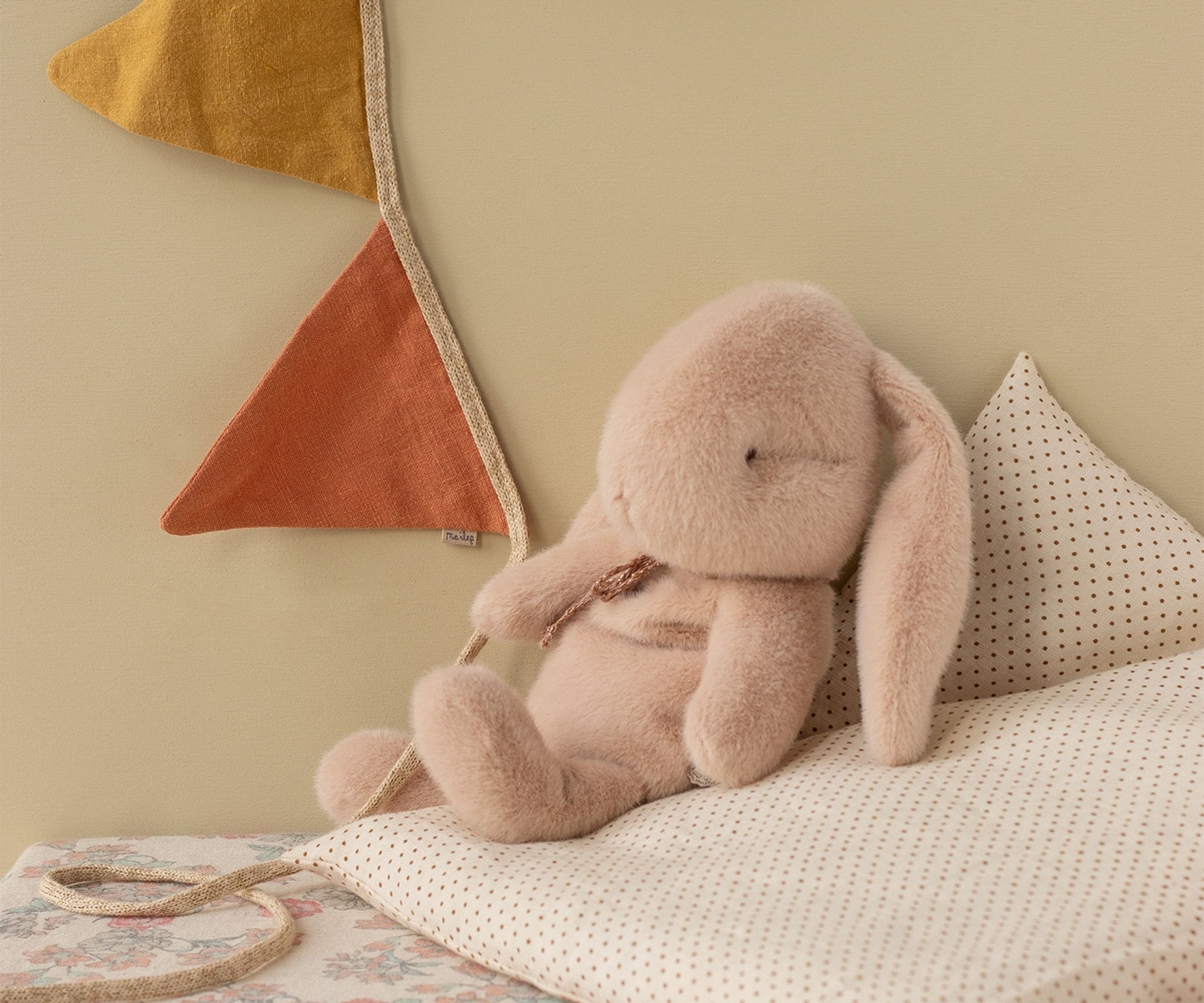 Maileg - Plush toys - Bunny Plush, Small - Light powder
