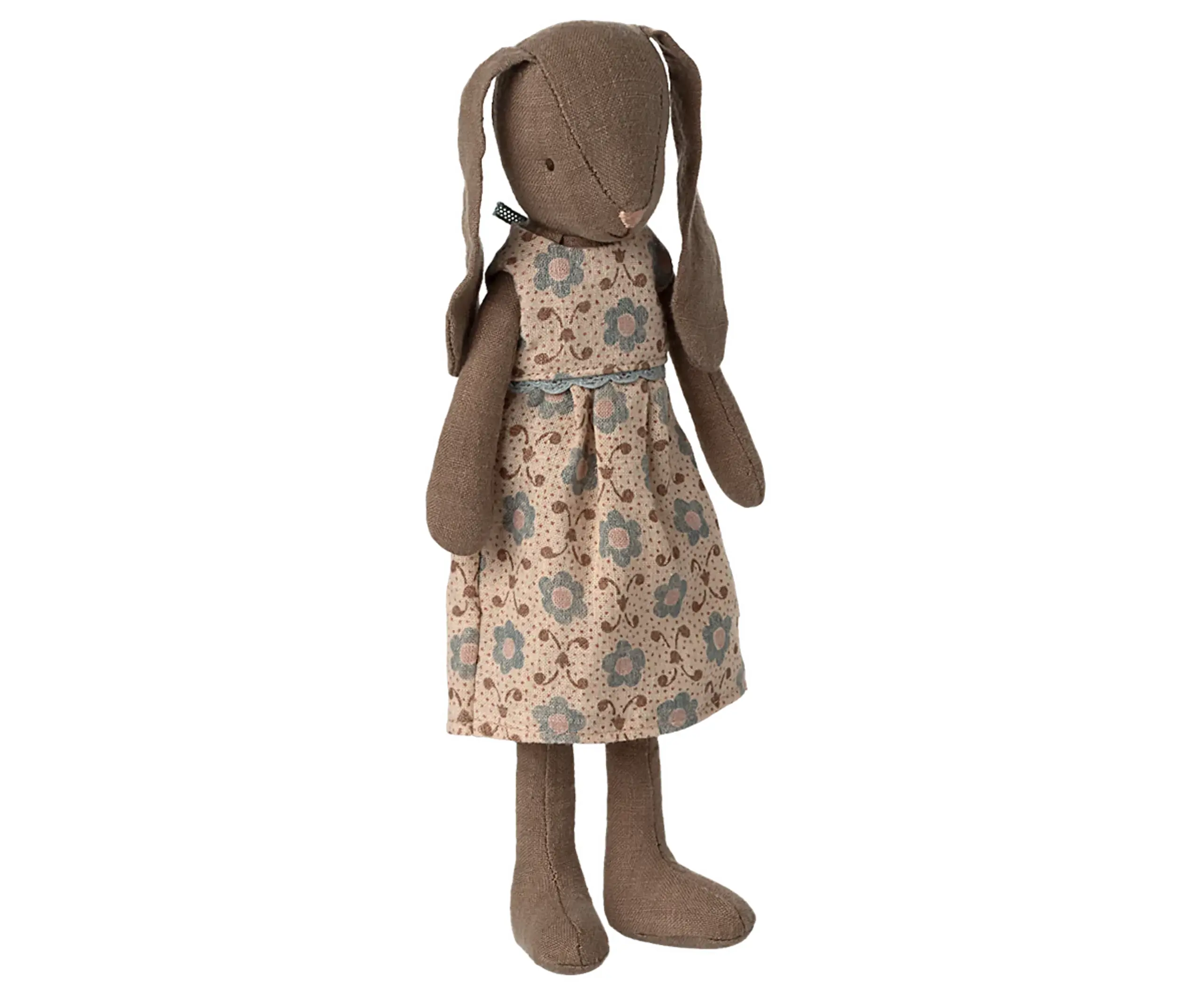 Maileg - Peluche - Bunny Size 2 - Dress - Brown