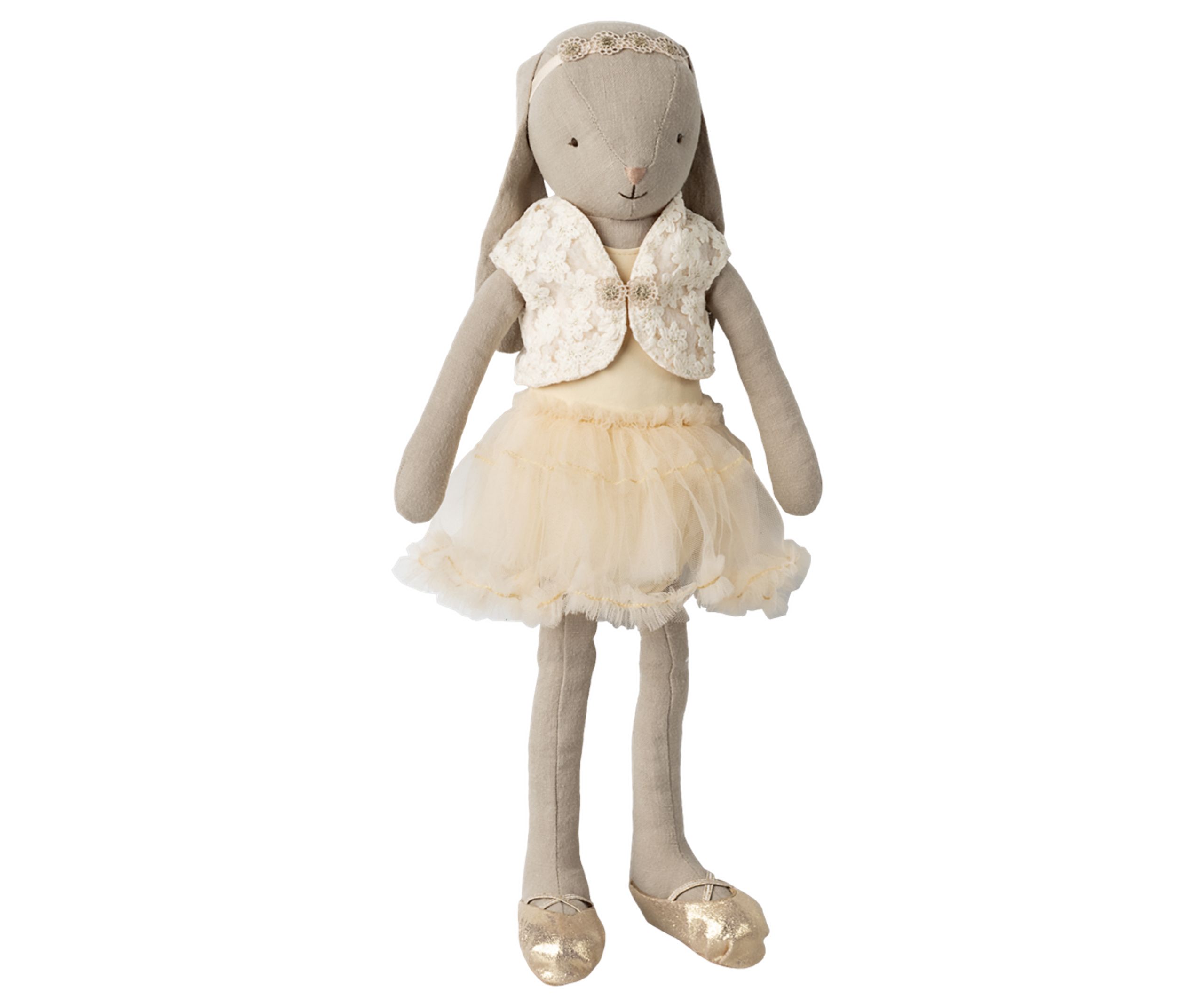 Maileg - Jouet en peluche - Bunny Size 3, Classic - Ballet Suit And Skirt - Cream