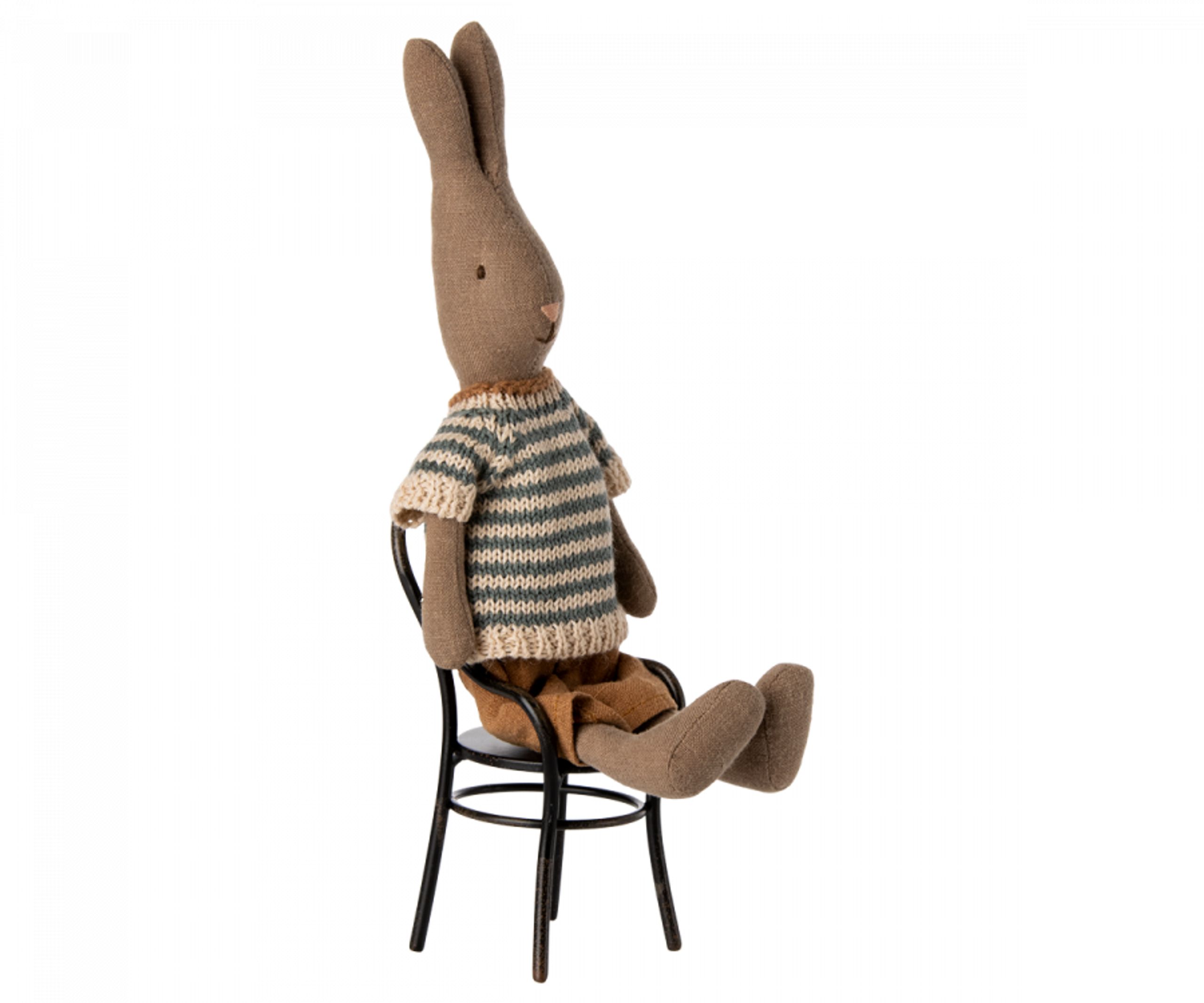 Maileg - Stuffed Animal - Rabbit size 1, Brown - Shirt and shorts - Kanin 1
