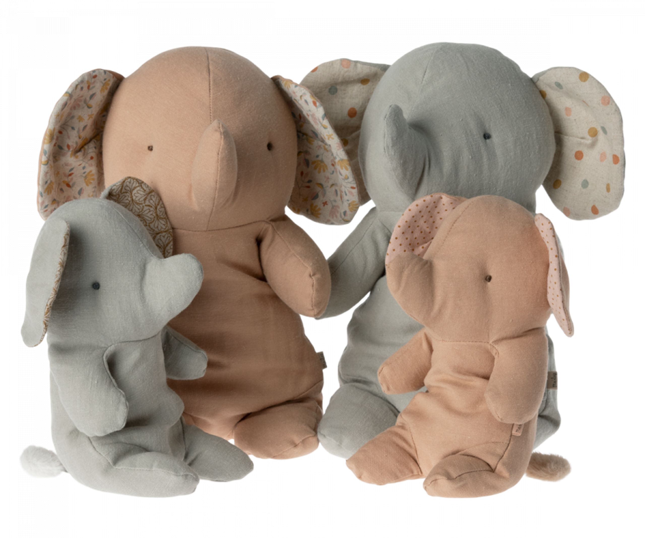 Maileg - Stuffed Animal - Safari friends, Elephant - Small - Grey