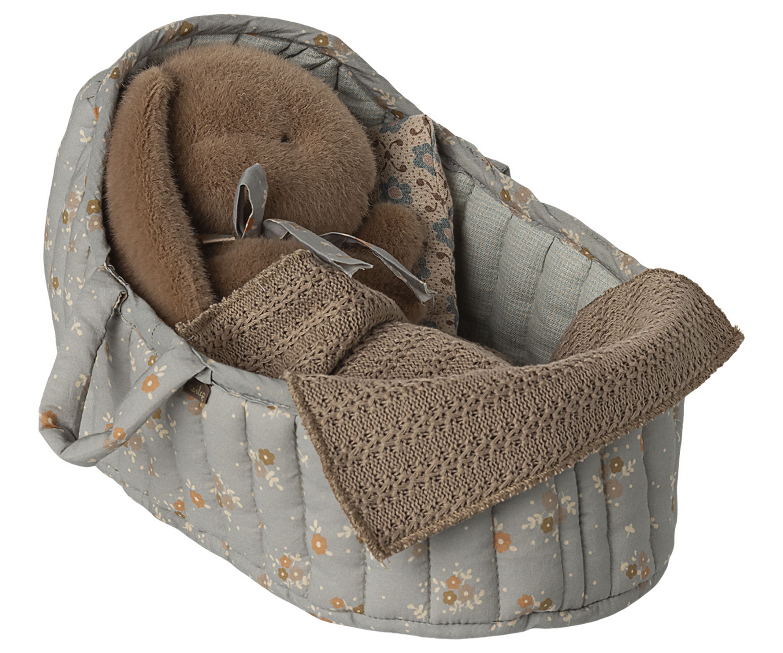 Maileg - Doll accessories - Carry Cot - Large - Blue