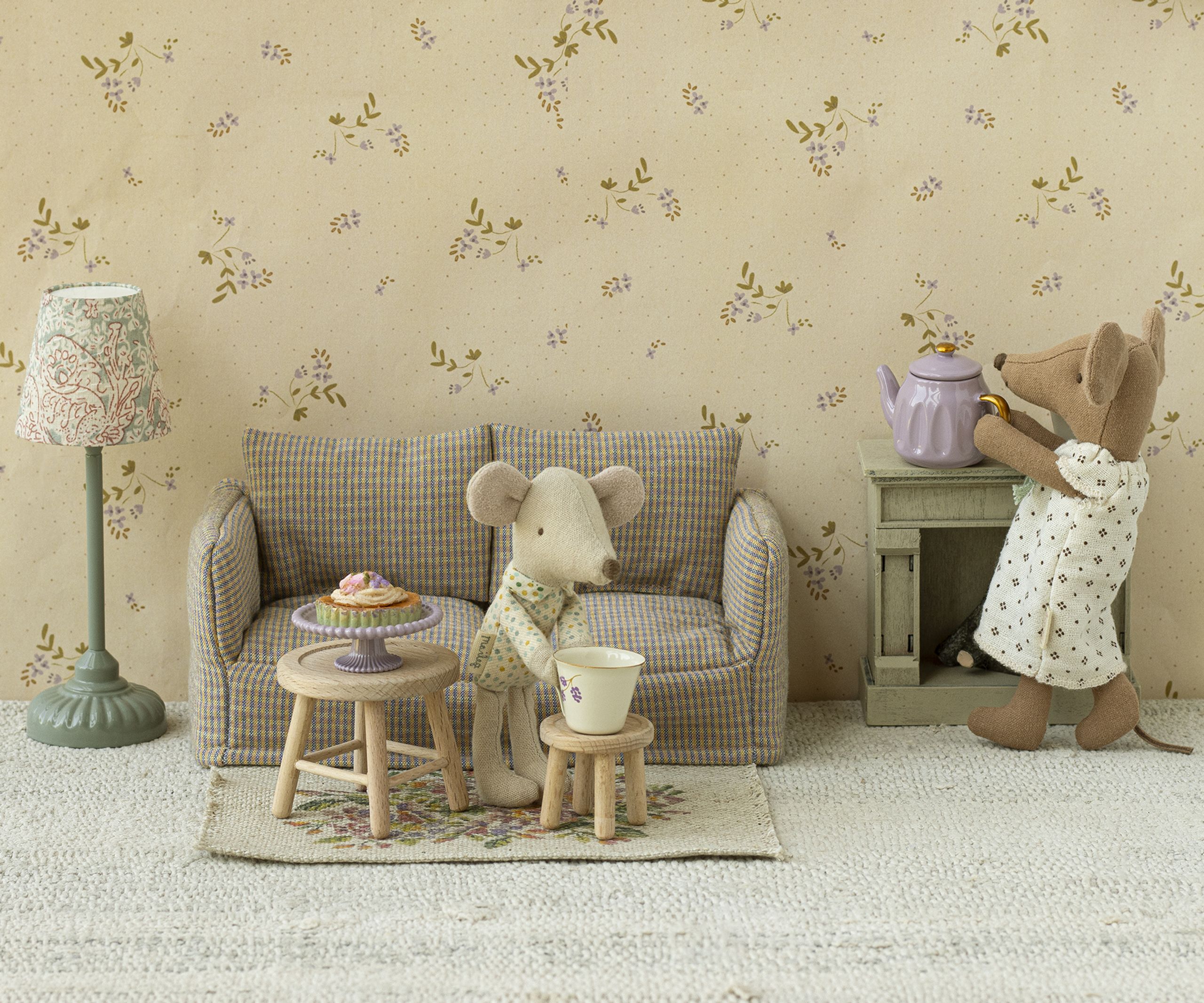 Maileg - Puppen-Zubehör - Couch, Mouse - Tern