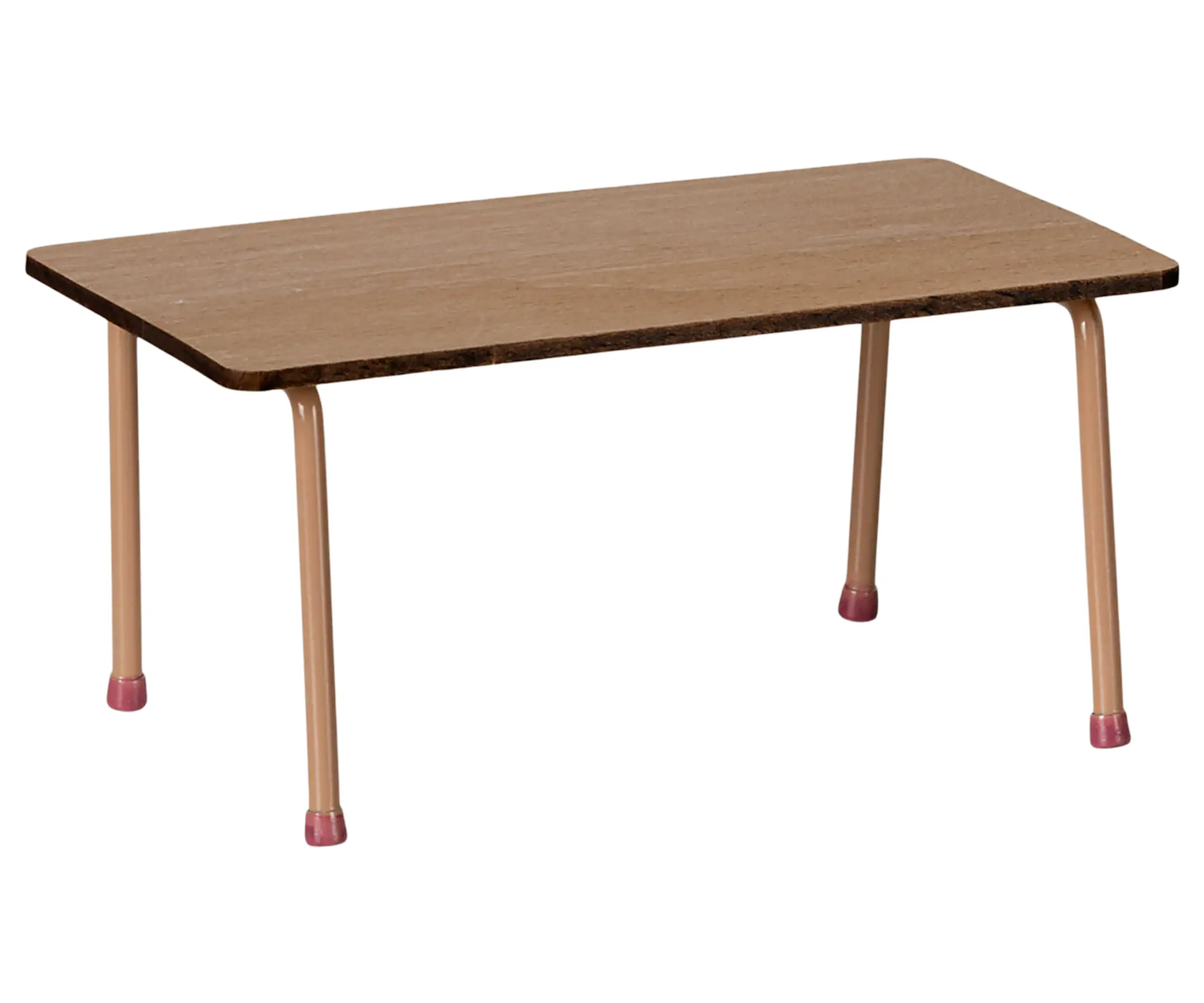 Maileg - Children's stool - Table And Chair Set, Mouse - Dark powder